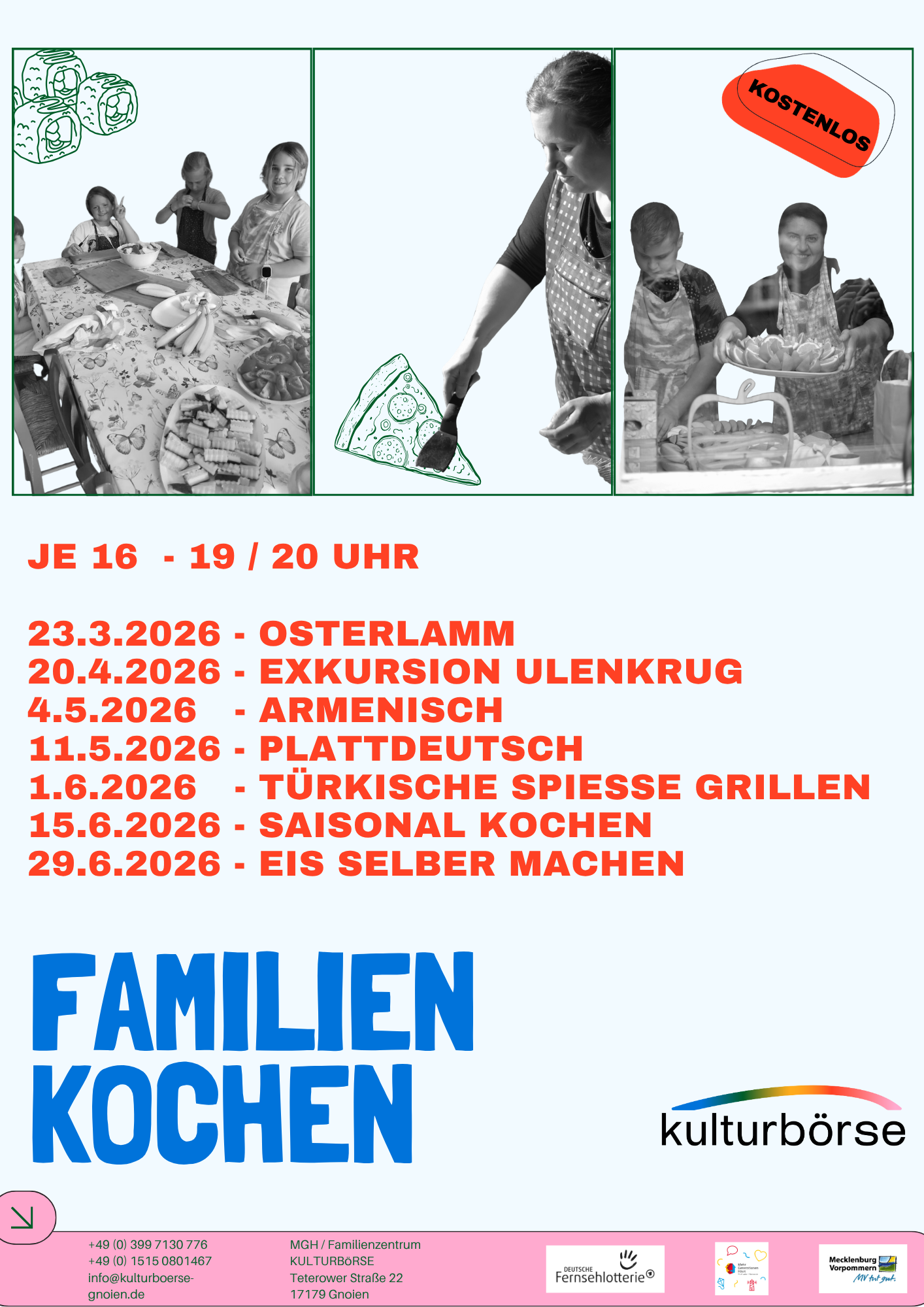 Kochen für Morgen: Türkische Spieße grillen 