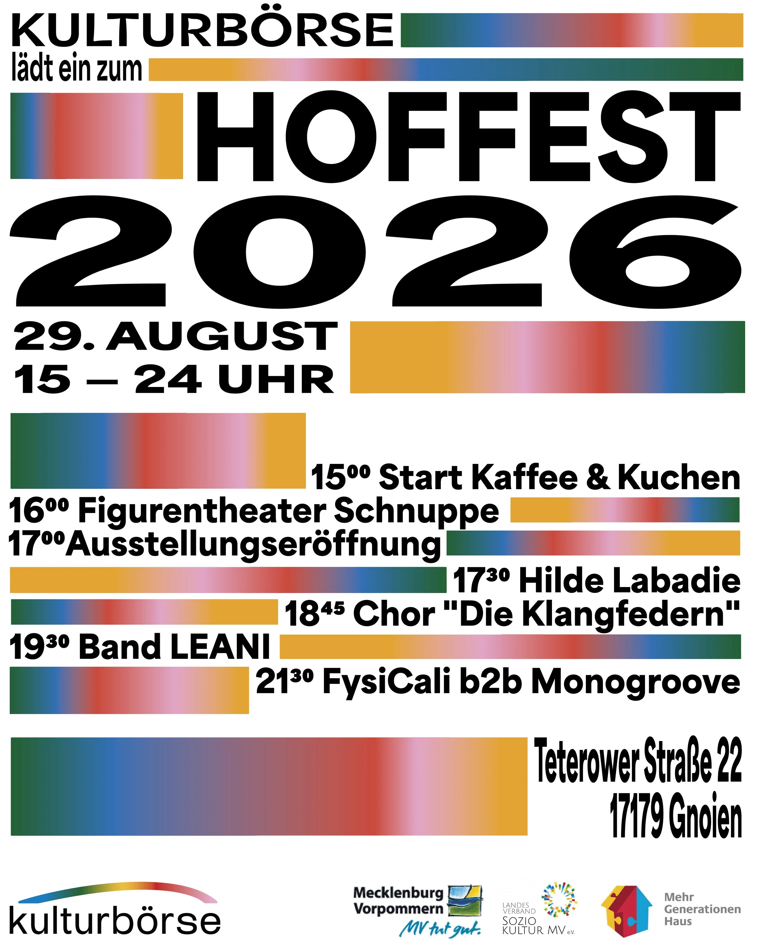 Hoffest Kulturbörse