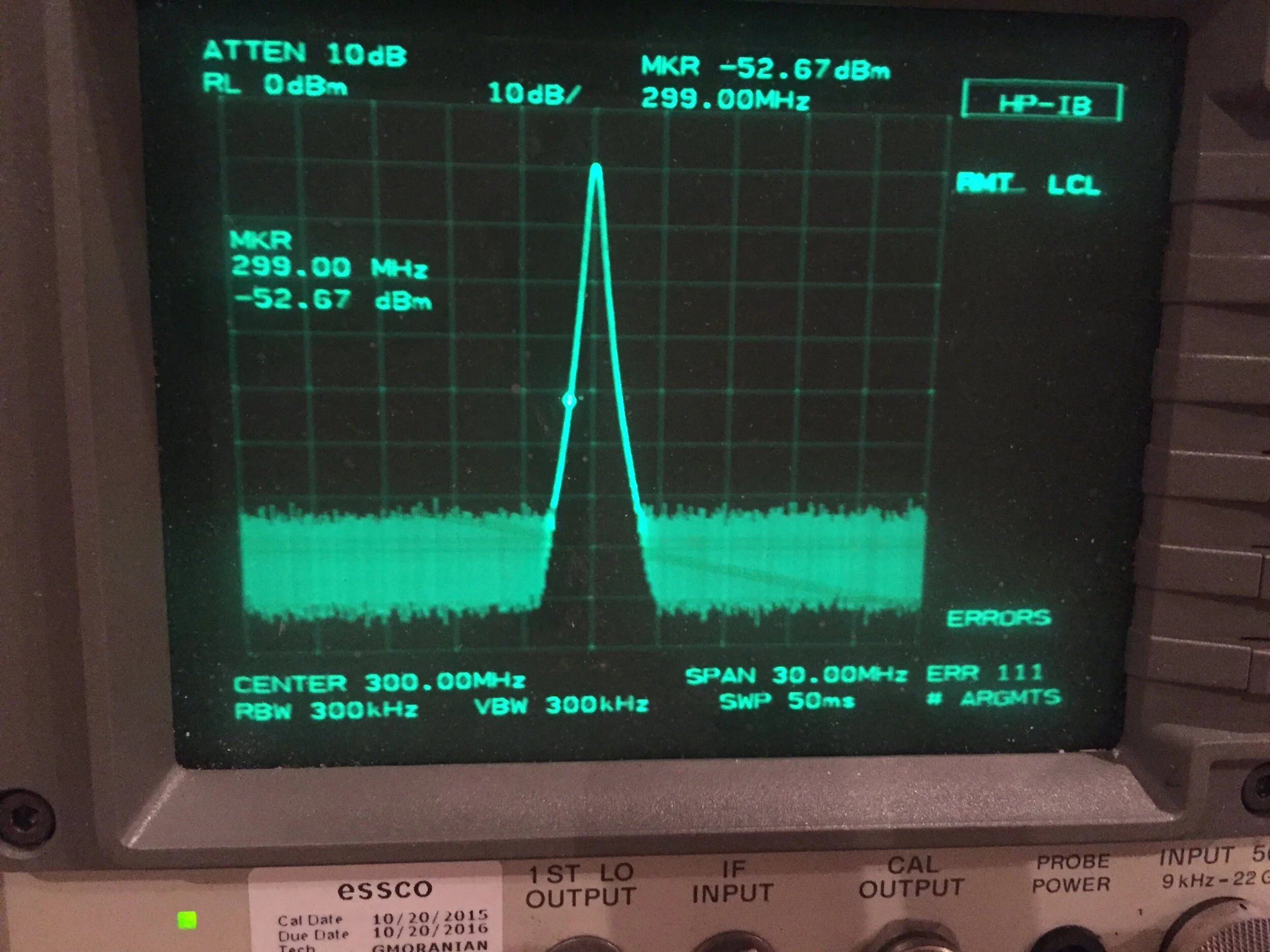 Military automated frequency sweep program