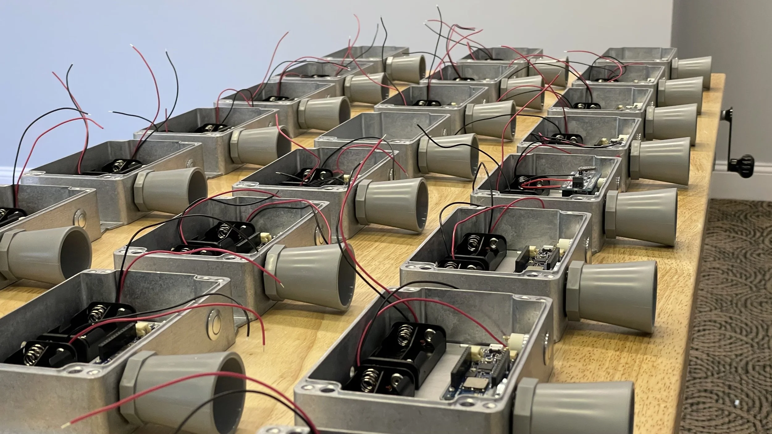 IOT prototype snowfall sensors for major distributor