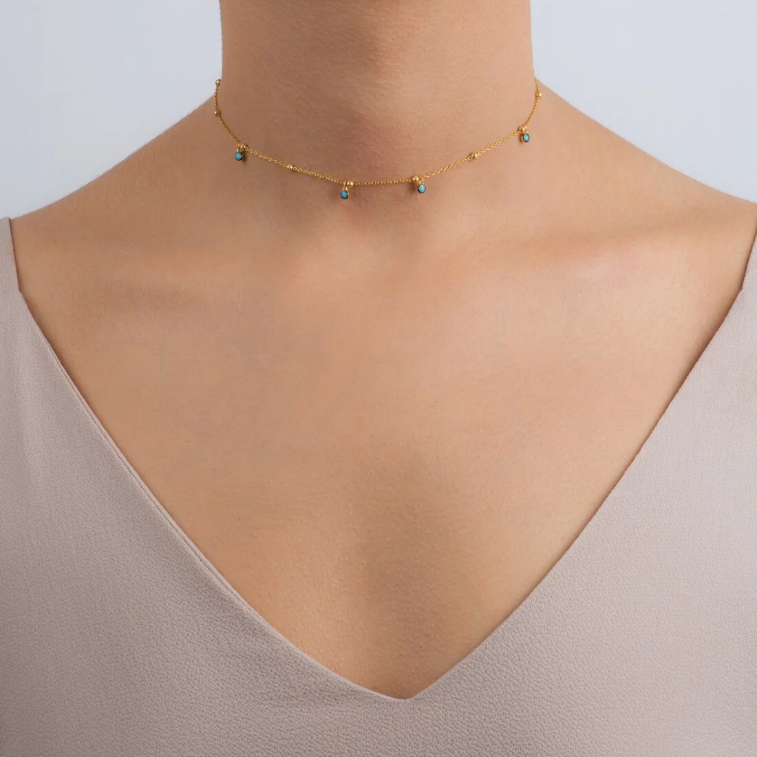 Joy Choker, Sterling Silver Necklace (Choker)