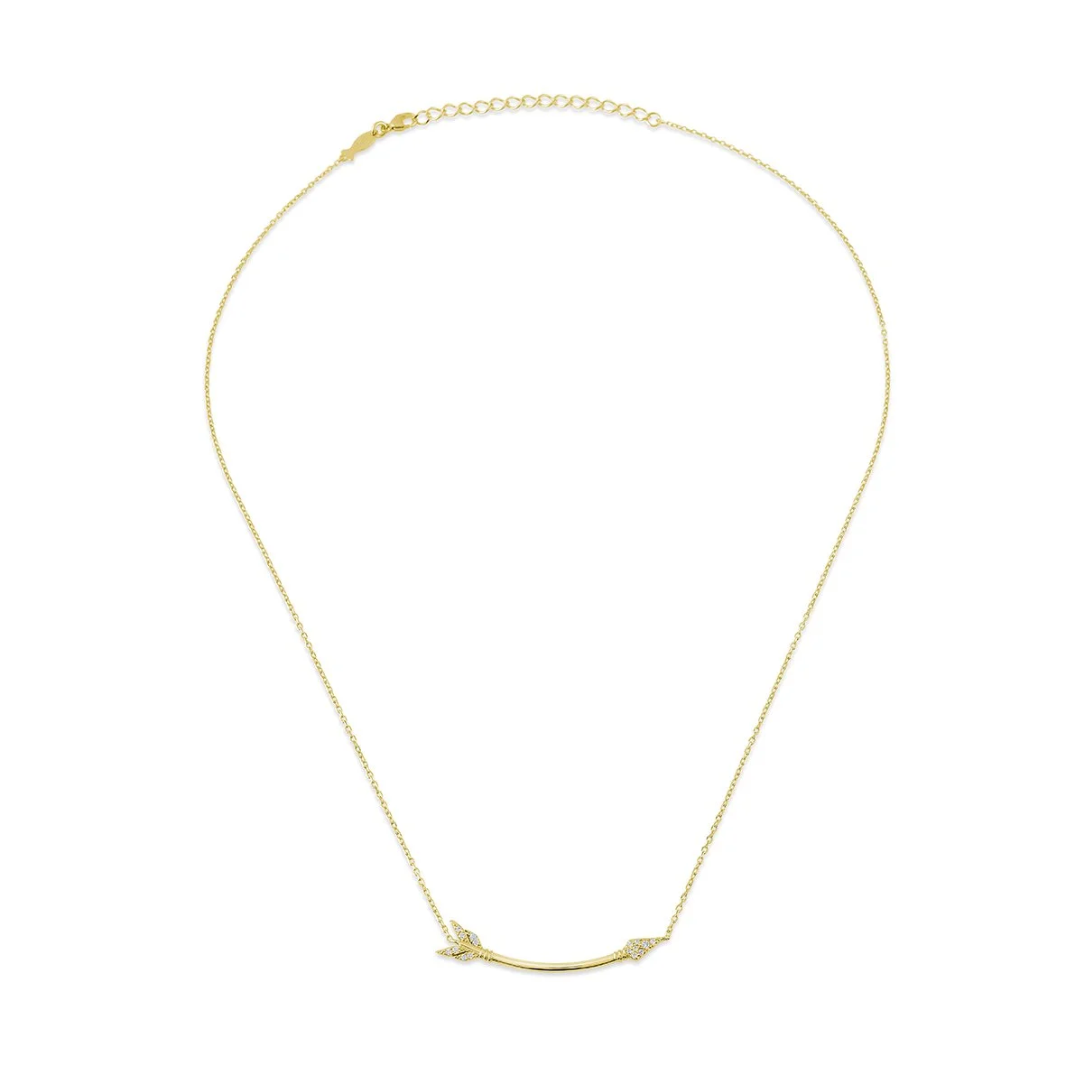 Dream Arrow, Sterling Silver Necklace (Chain)