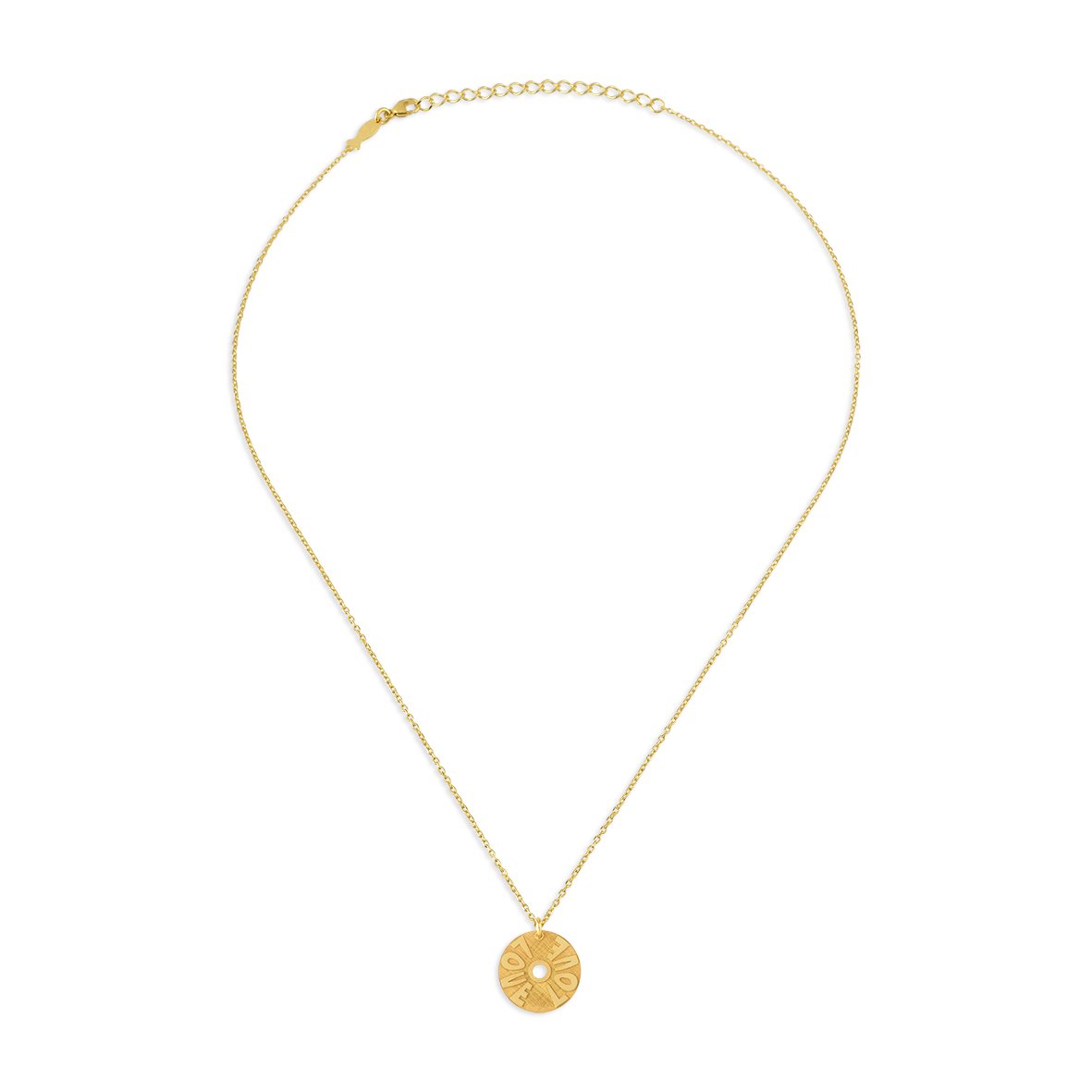 Love Disc Necklace