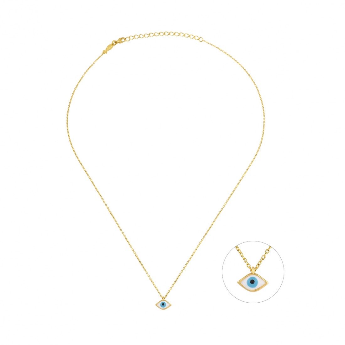 Blue Evil Eye Necklace