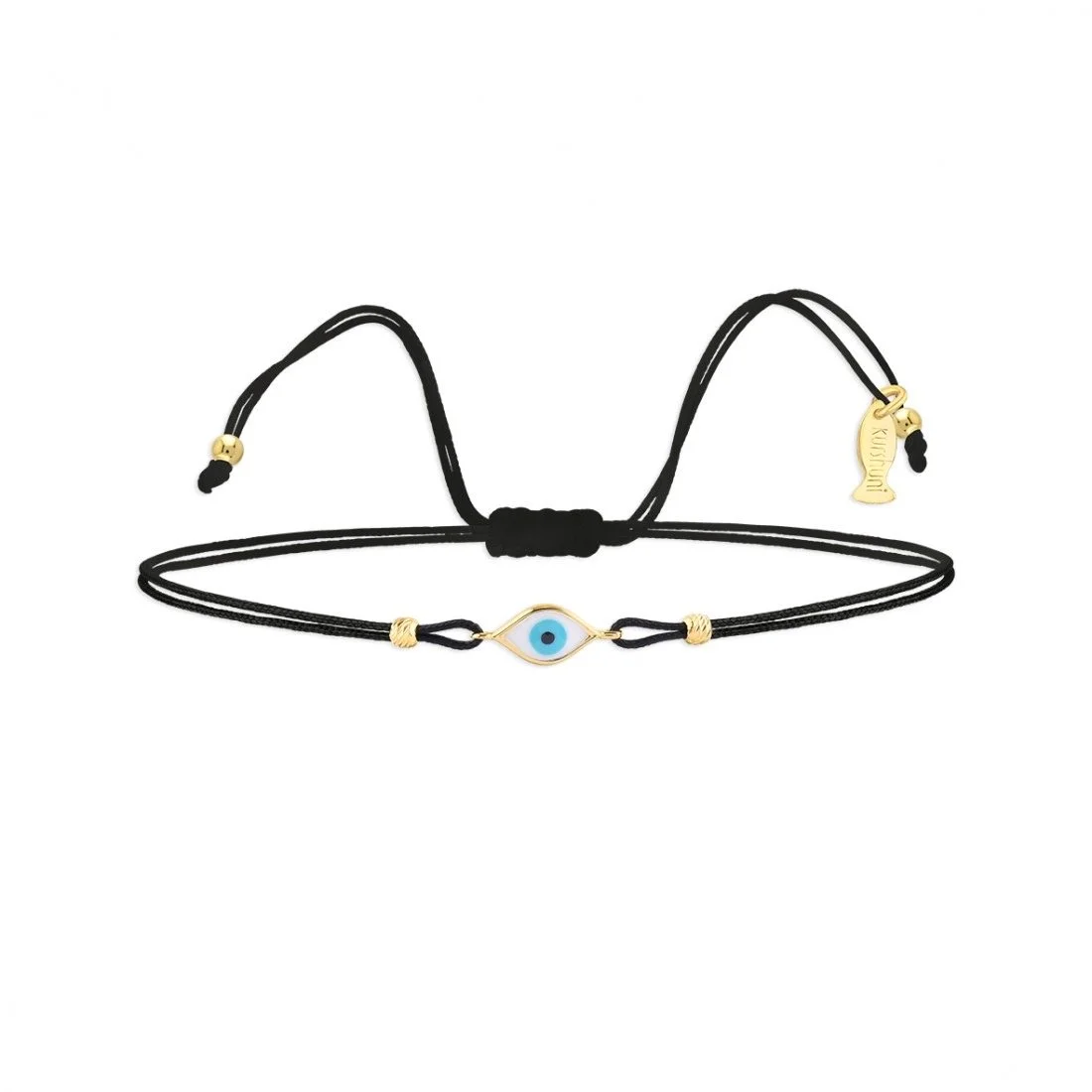 Blue Evil Eye String Bracelet