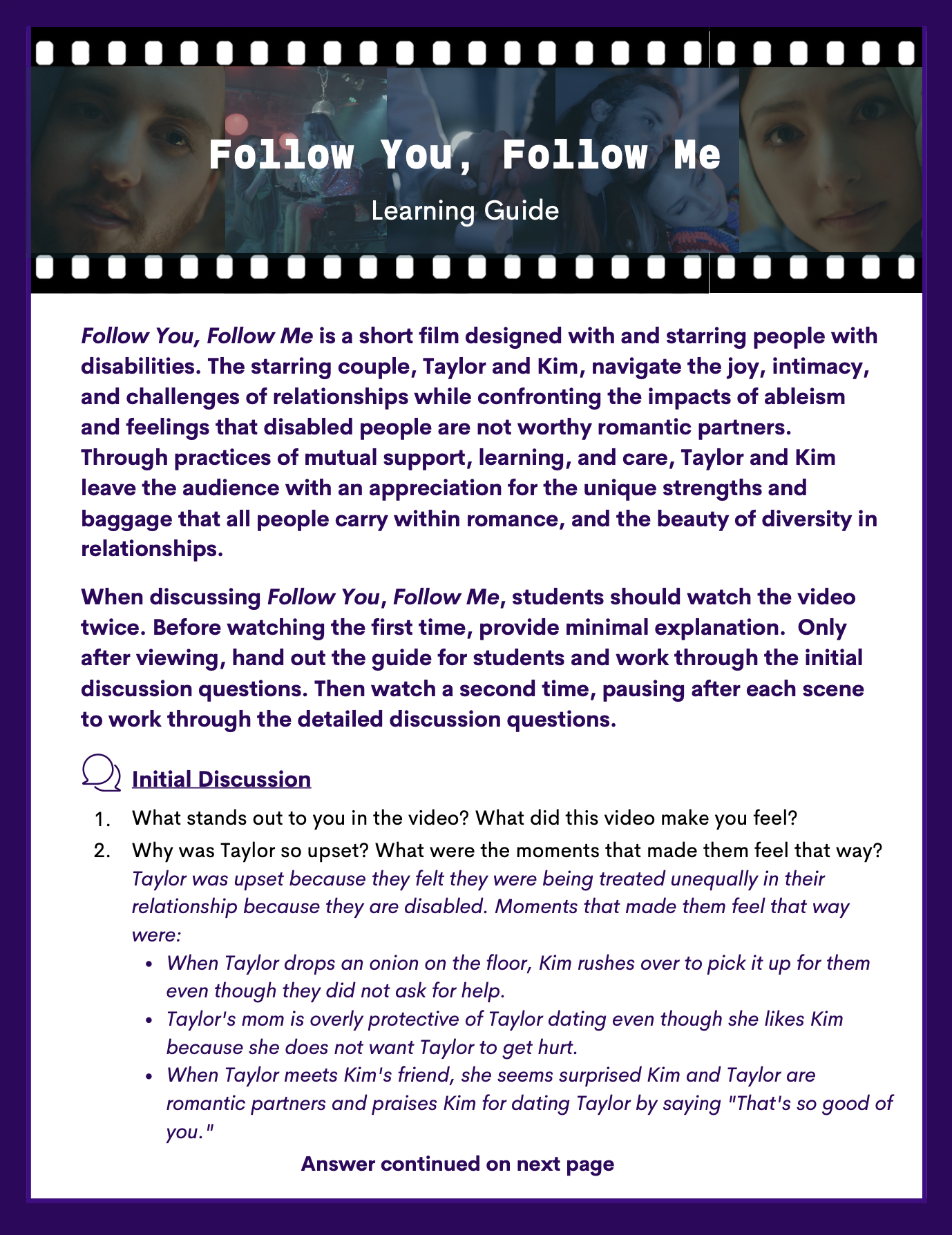 Learning Guides SexEdVA