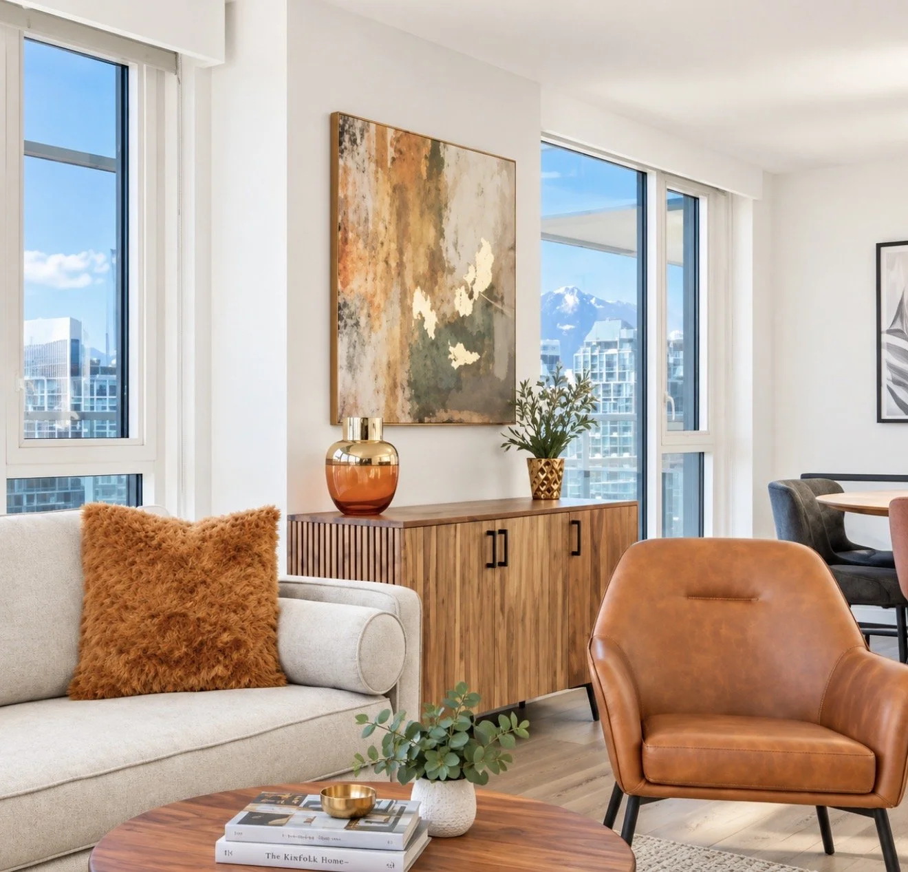 Condo Living Room Decorating and Styling