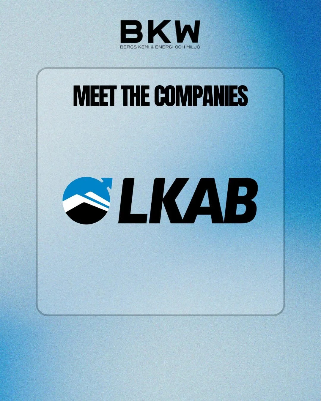 H&auml;r kommer &auml;nnu ett guld f&ouml;retag, LKAB! ✨ Kom p&aring; BKW f&ouml;r att f&aring; veta mer om dem! #BKW2026 🥰