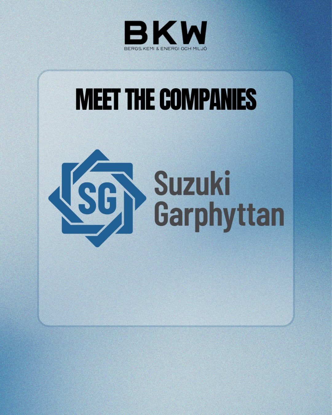 H&auml;r kommer v&aring;rt f&ouml;rsta guld f&ouml;retag, Suzuki Garphyttan! ✨ Vill du veta mer om dem? Kom p&aring; BKW den 19/2-2026 kl. 10-15 i Nymble. #BKW2026