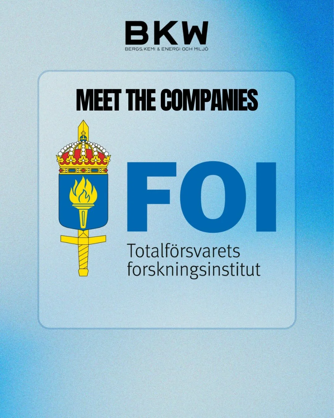 Sist men inte minst, &auml;nnu ett guld f&ouml;retag, FOI! ✨ Kom p&aring; BKW f&ouml;r att f&aring; veta mer om dem! #BKW2026 🥰