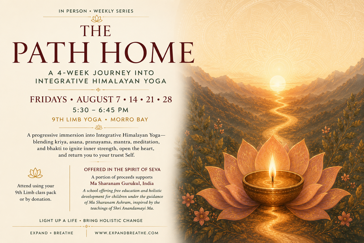 The Path Home: A 4-Week Journey into Integrative Himalayan Yoga