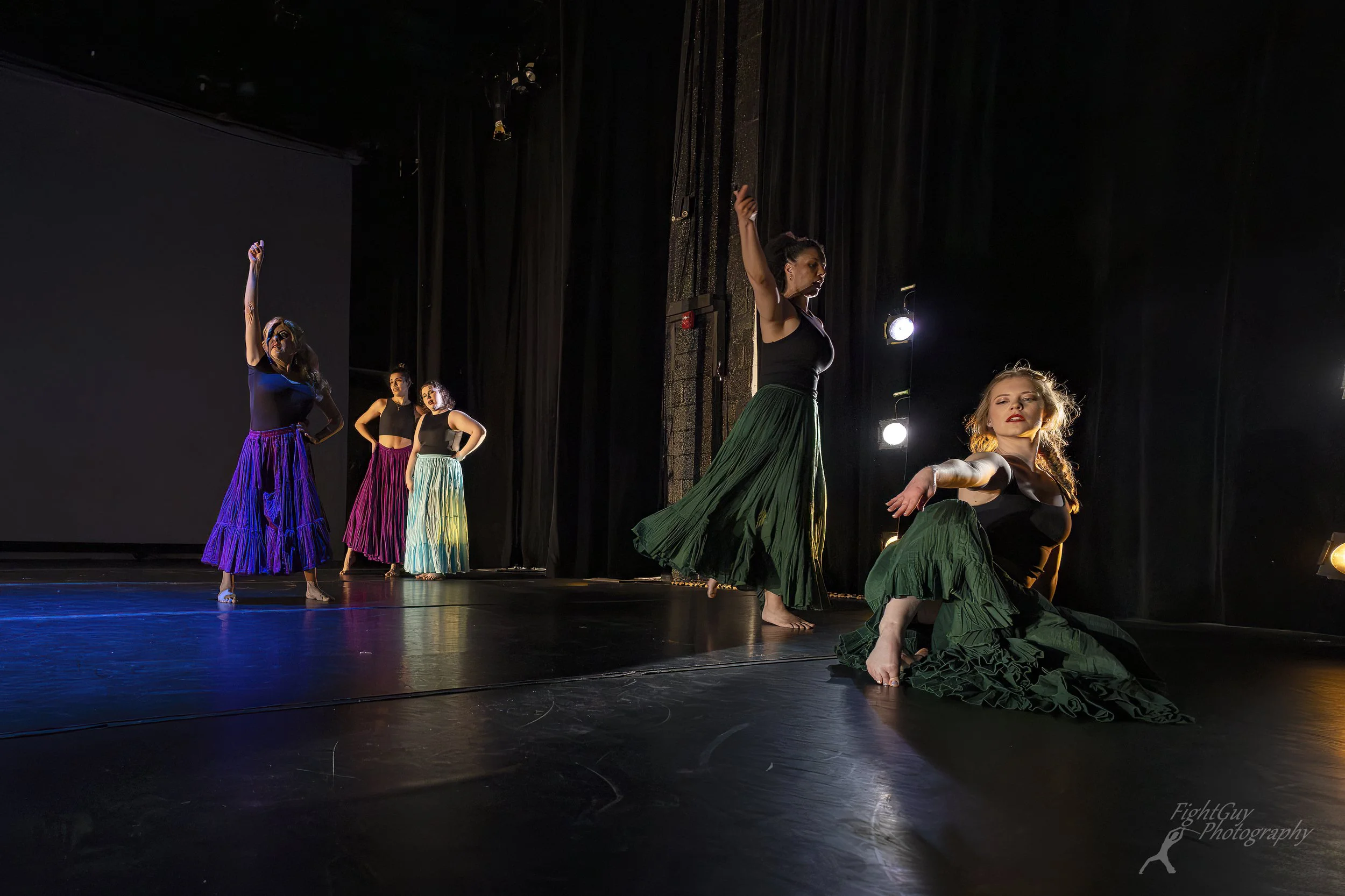 Dancers at Dance Place DC, performing for the Effervescence Collective