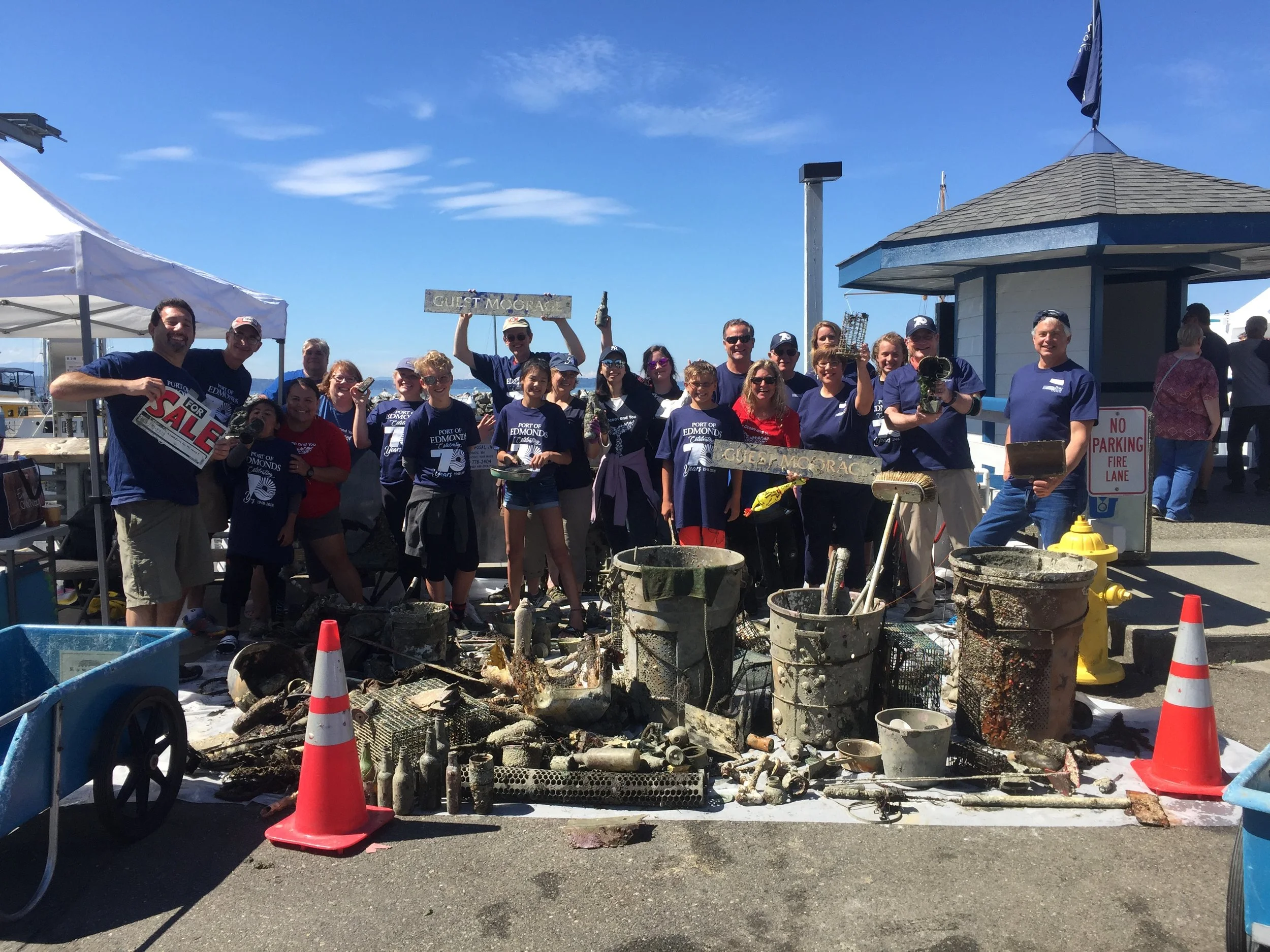 Port of Edmonds Clean-Up June 1 2019