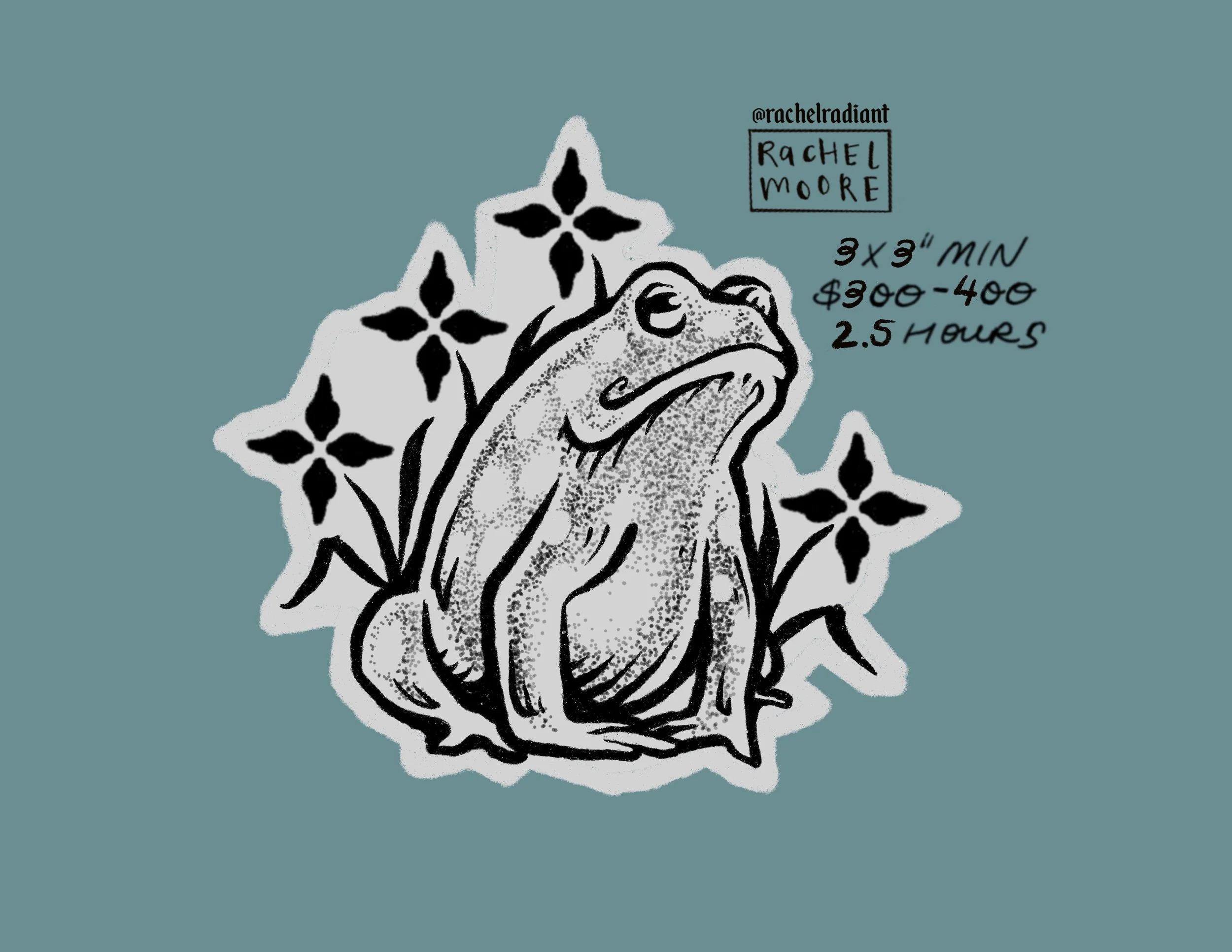 proud frog ❋ $300-400 ❋ 2.5 hours