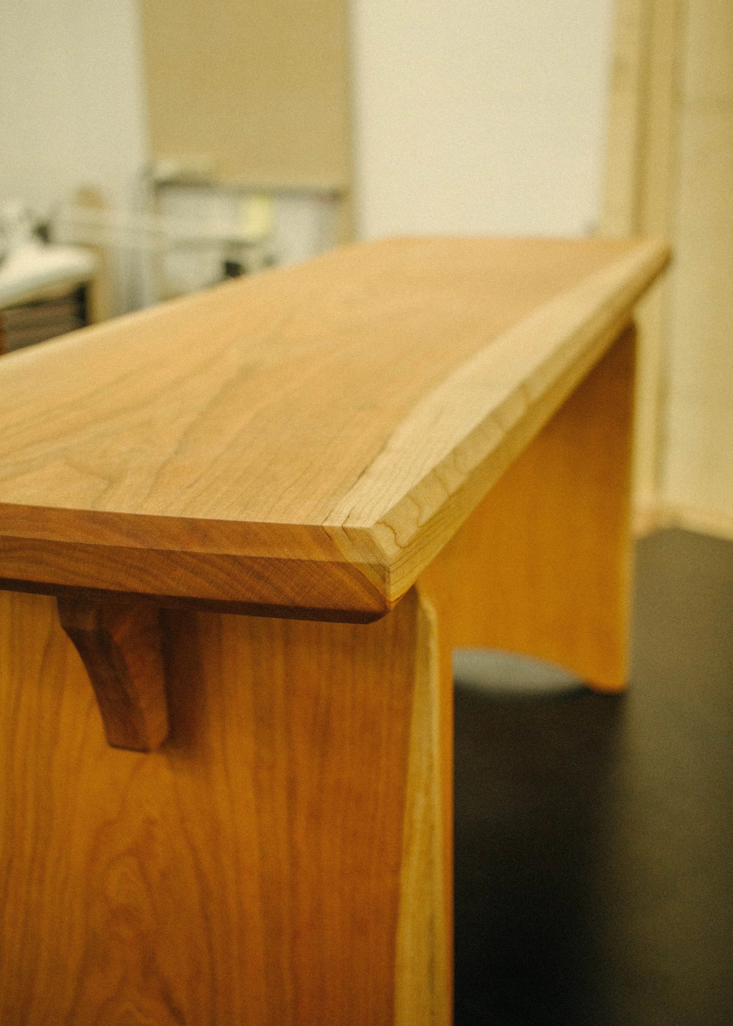 Cherry Entryway Bench (40"L x 14"W x 18"H)  ~ starting @ $950