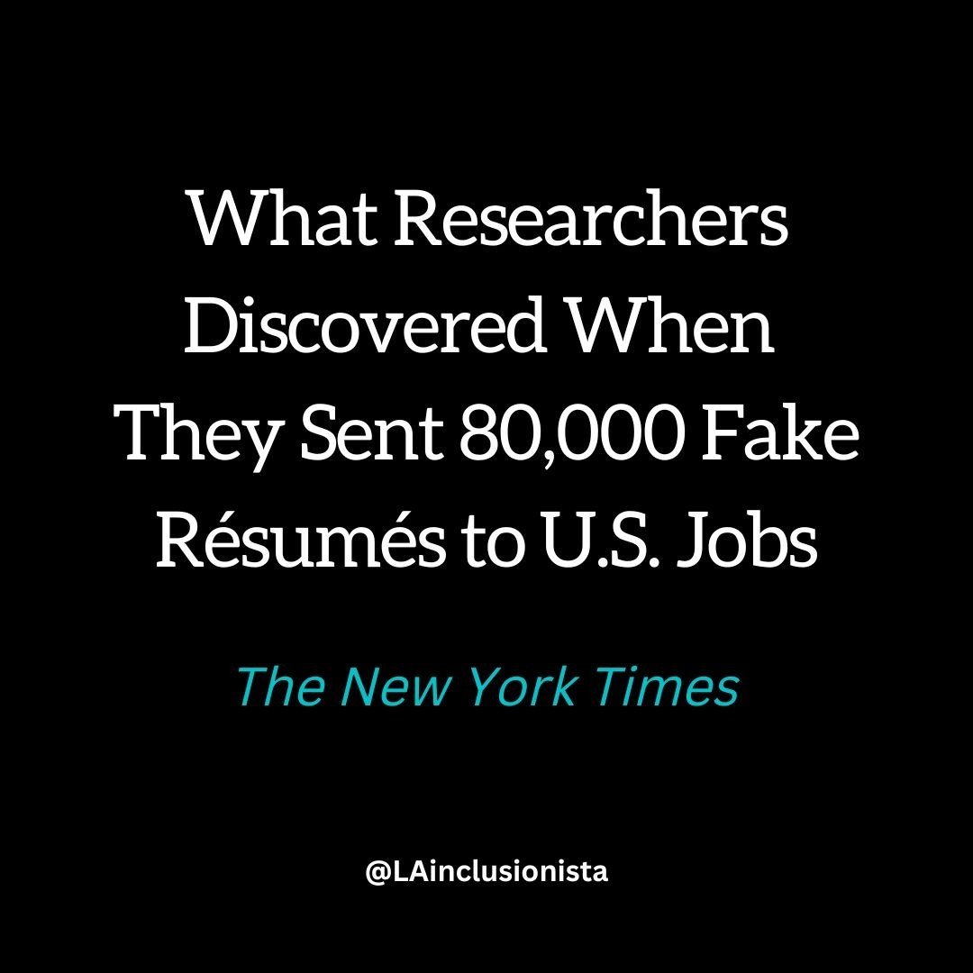 Here's a hint: It's start with &quot;B&quot; and ends in &quot;ias.&quot;⁠
⁠
Yep, here we are in 2024 and bias persists. Take note and then take action.⁠
⁠
LINK IN BIO⁠
⁠
[ID: Graphic with a headline that reads, &ldquo;What Researchers Discovered Whe