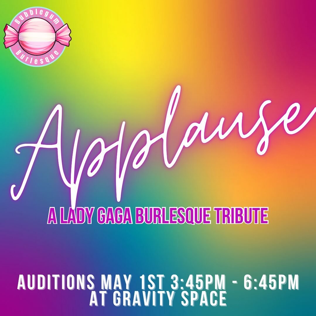 So excited to announce auditions for our next show! We are looking for 8 dancers and 2 variety performers to perform one act each for $75 plus tips. For this show, we are hoping for theatricality, campiness, and high energy! Please email us for more 