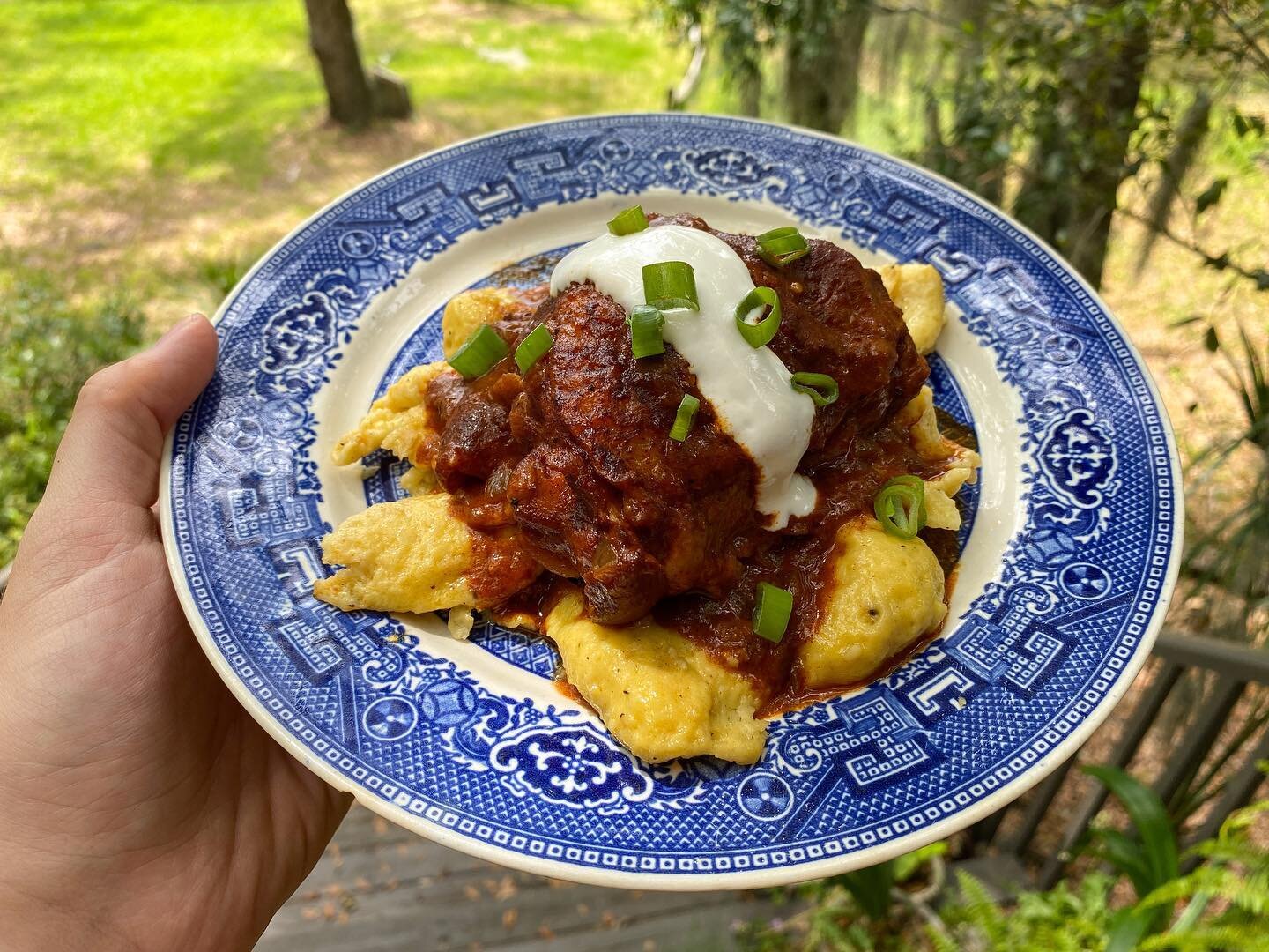 🥘 Chicken Paprikash! This comforting and deeply flavorful Hungarian dish is easy to make and as delicious as they come! Recipe link in the bio!