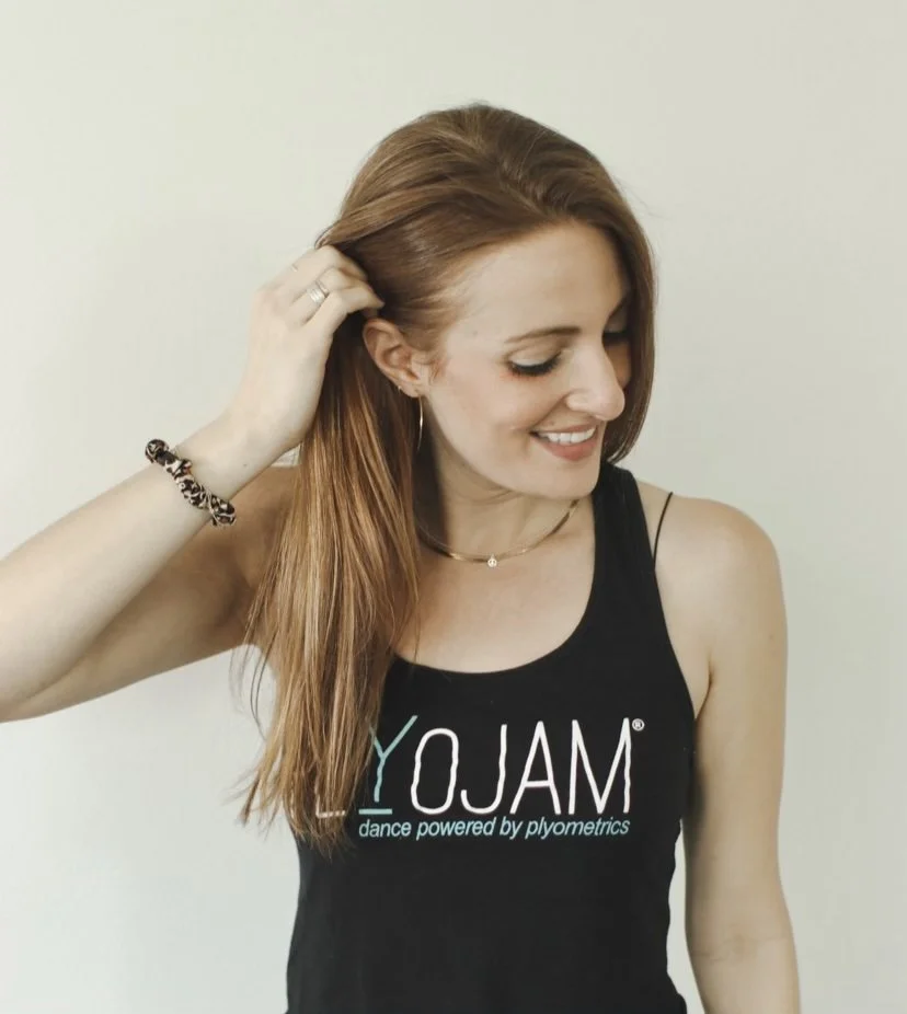  Amanda Maltz  has been teaching PlyoJam in-person and virtually for the past 7 years in Los Angeles and PDX, and can even be seen way in the background of a PlyoJam class on a Carpool Karaoke episode with BTS! Her classes feature an inclusive, welco