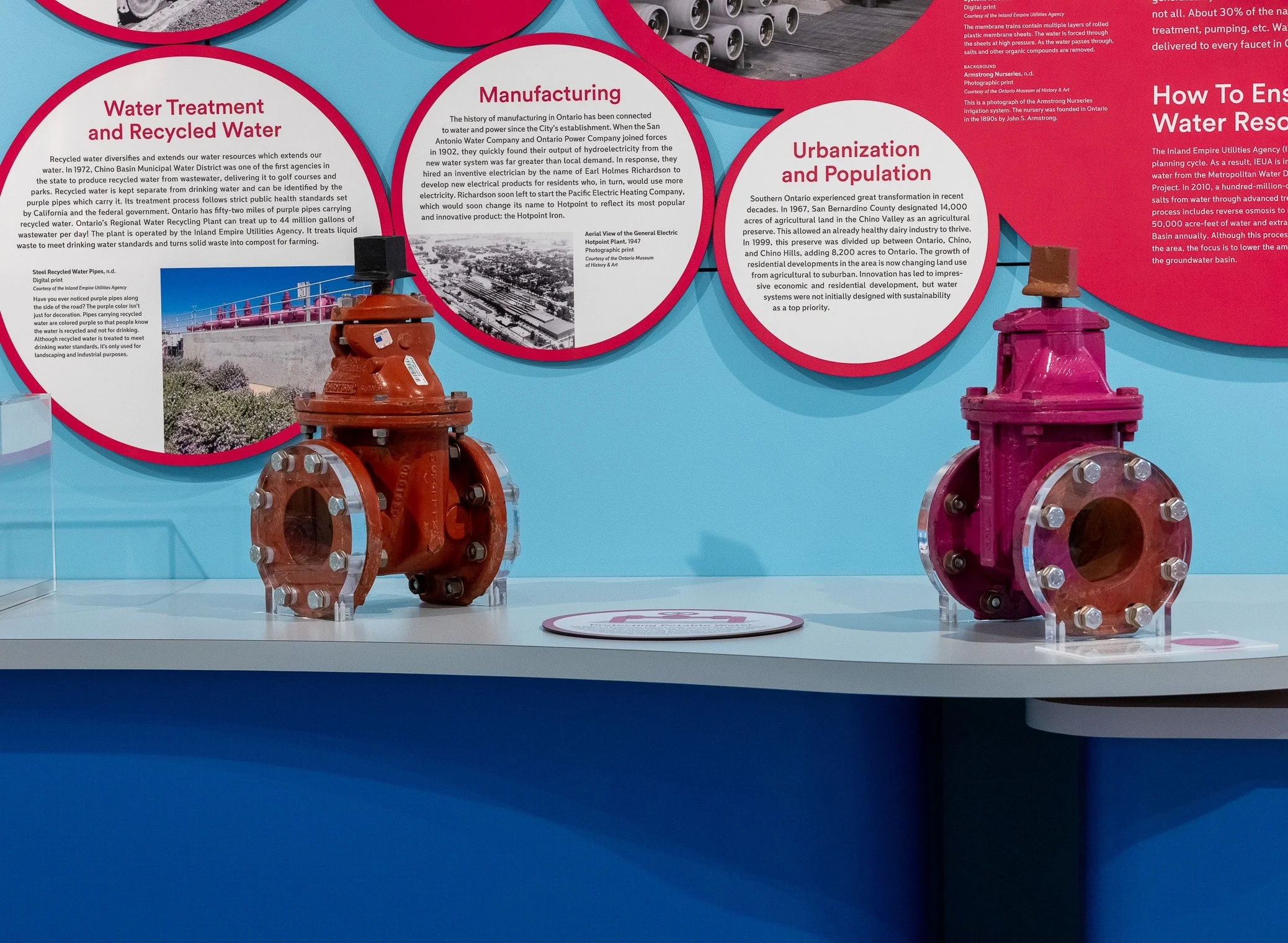 Built on Water exhibition design