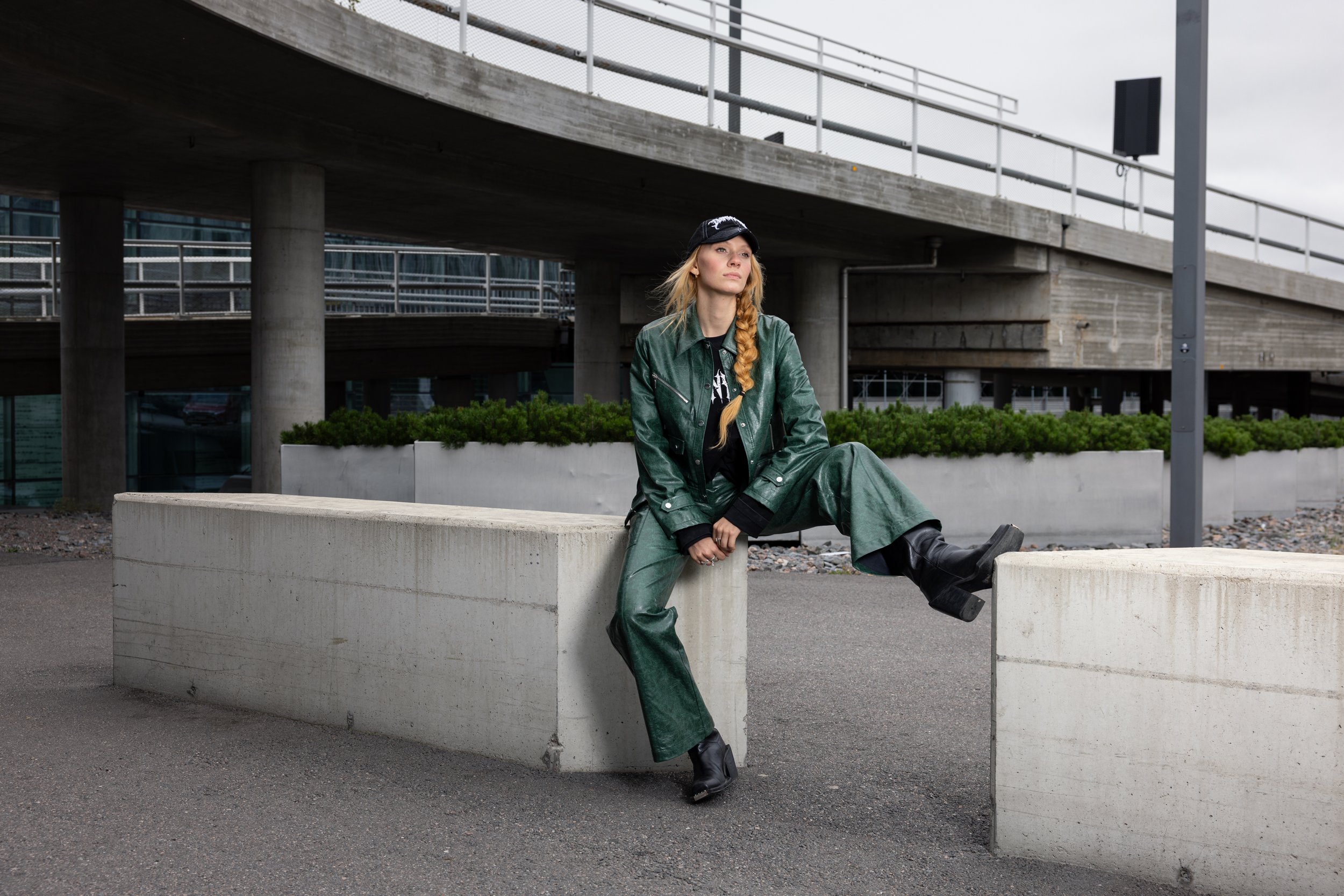 Singer Goldielocks photographed for Helsingin Sanomat.