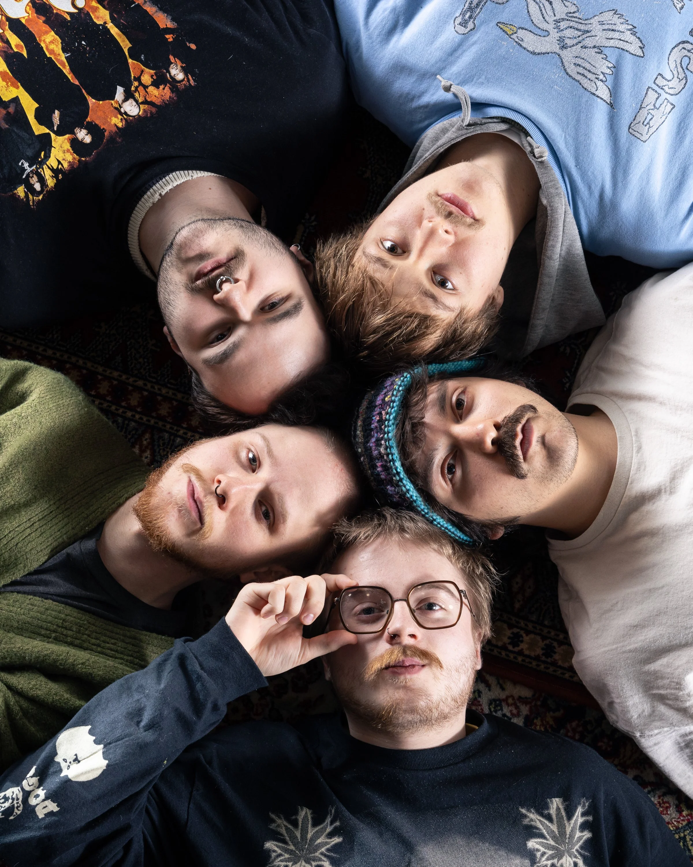 Rap group Good Boys photographed for Helsingin Sanomat.