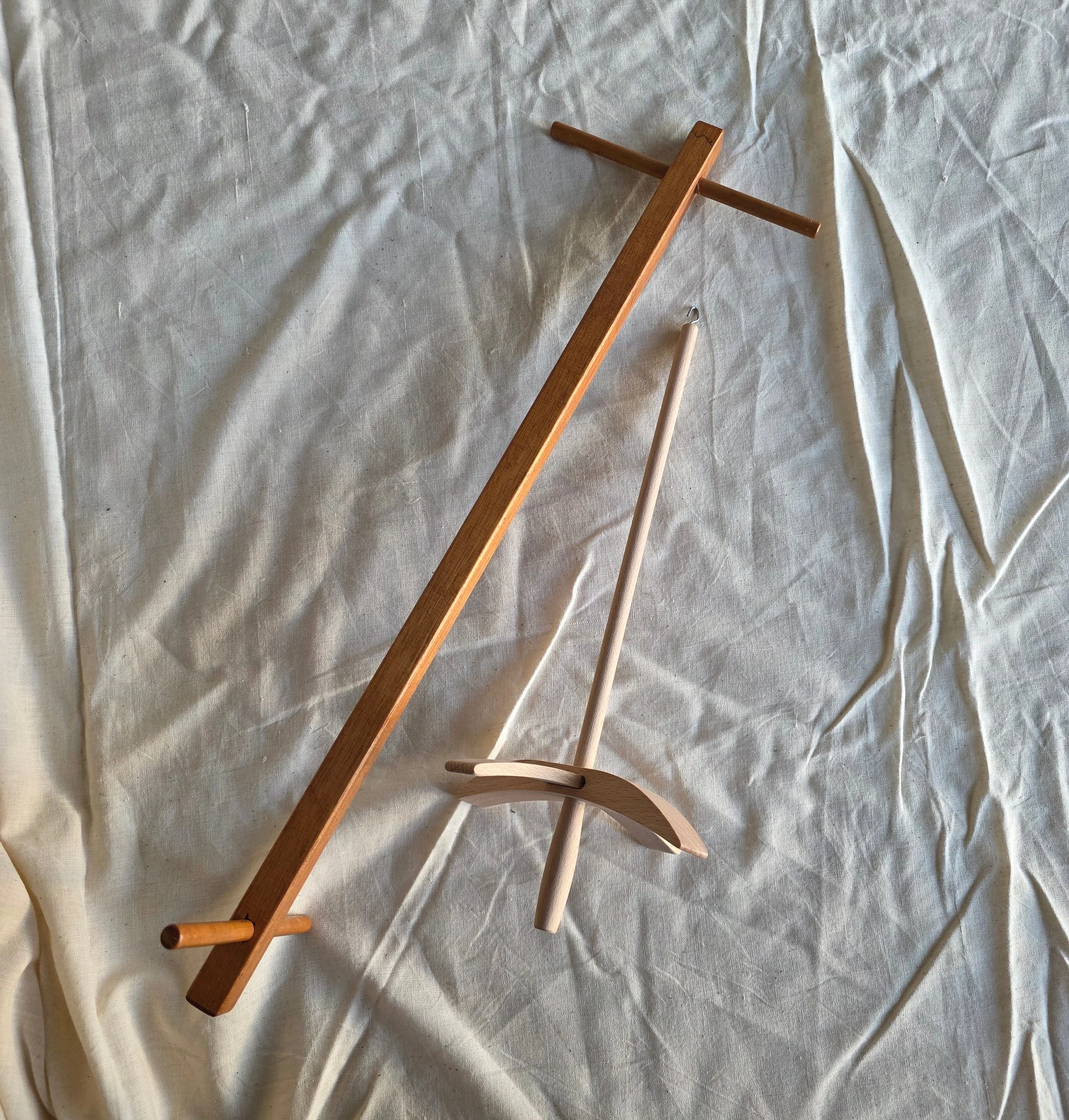 Turkish drop spindle and niddy noddy