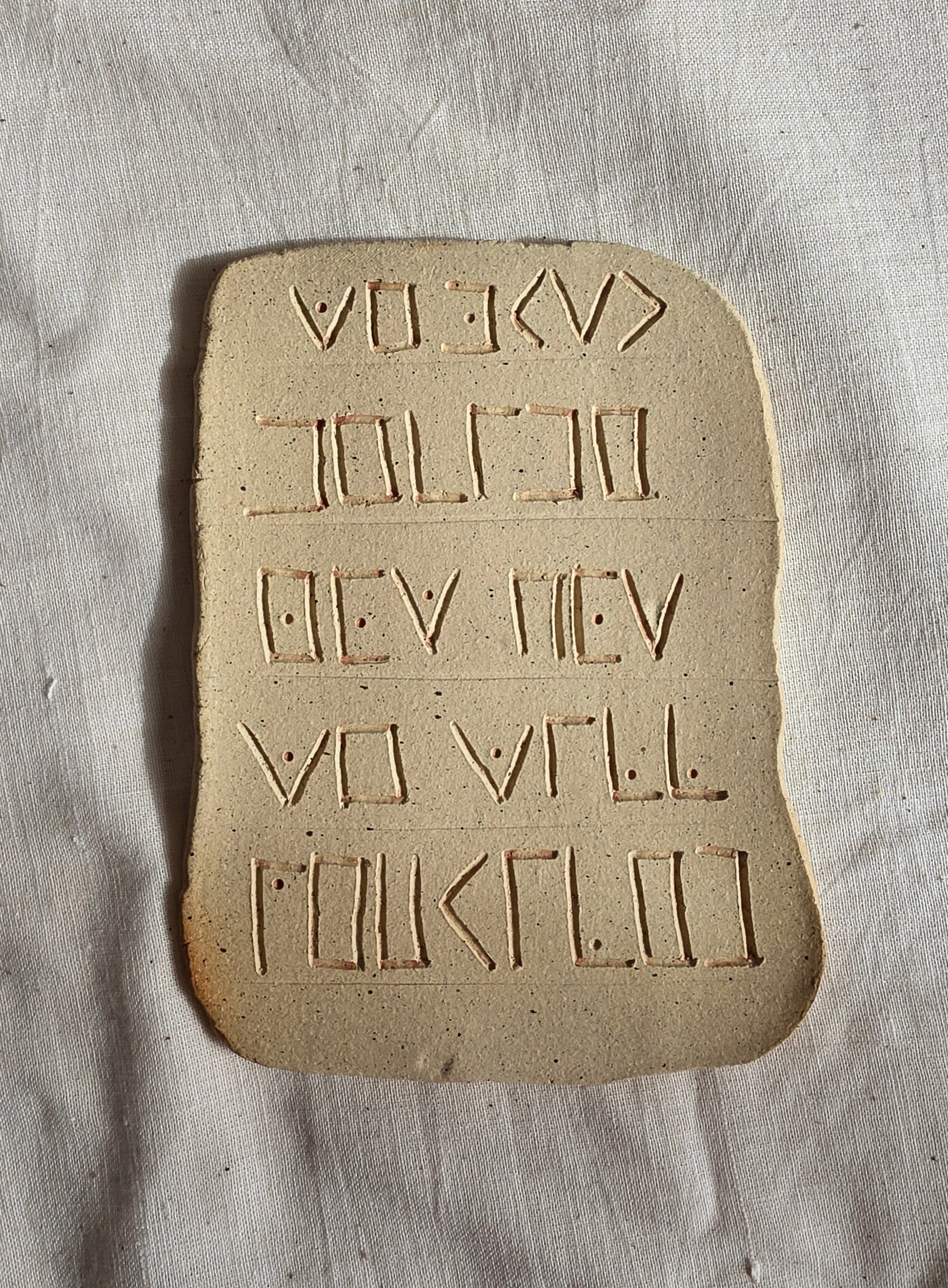 Clay tablet 3