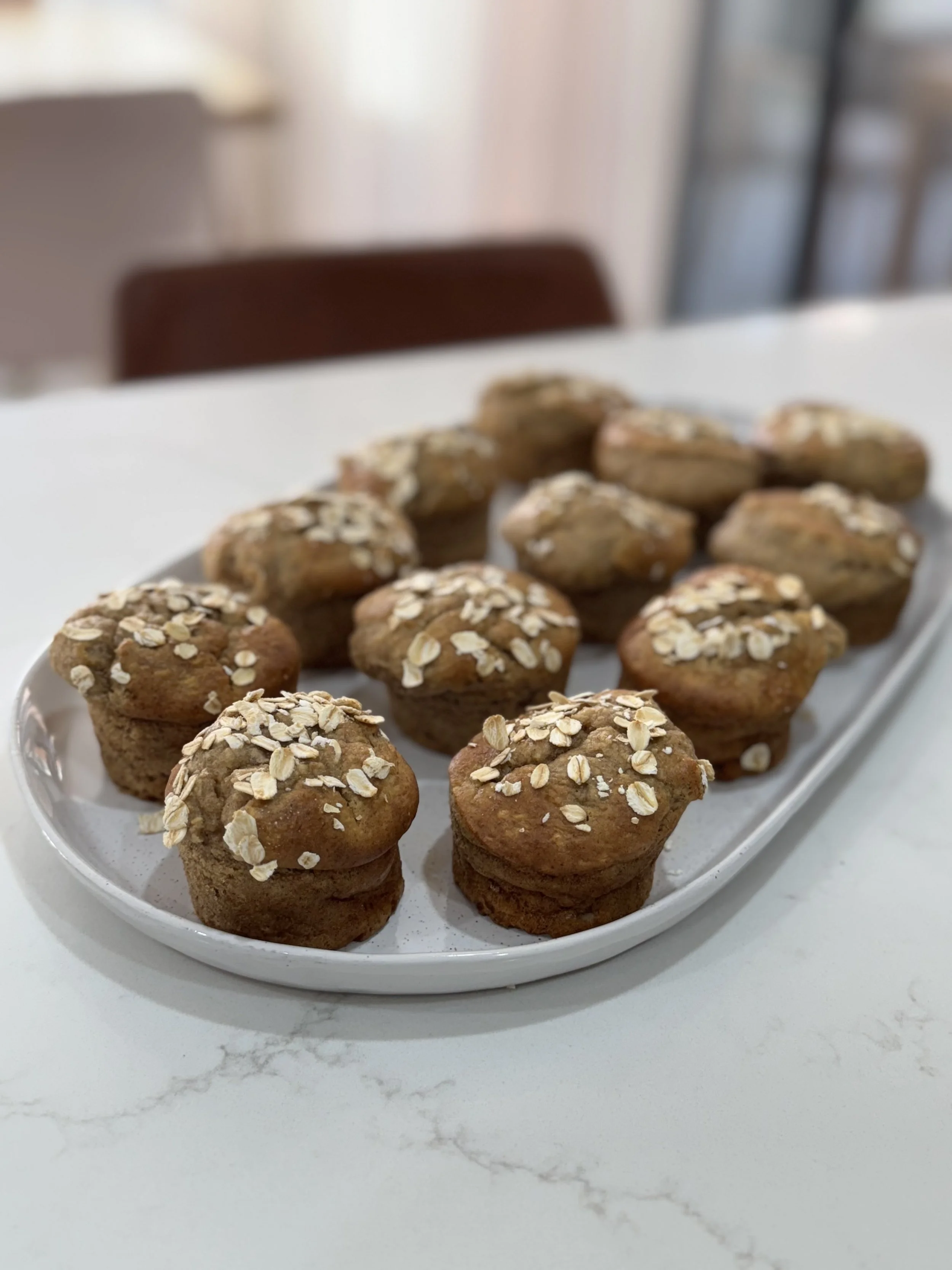 Gluten Free Apple and Banana Muffins
