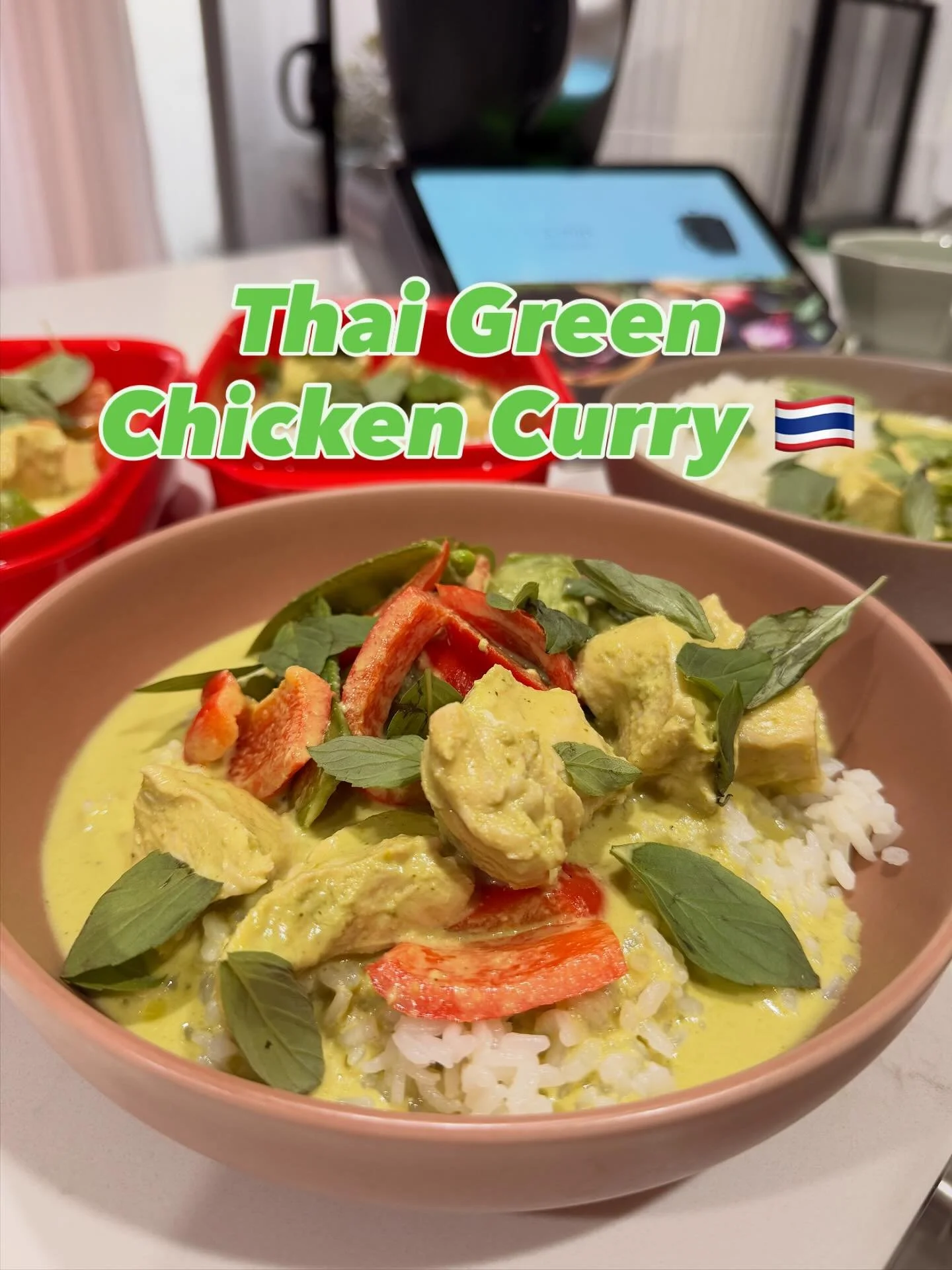 Tonight we made @skinnymixer Thai Green Chicken Curry for dinner 🇹🇭

We always get asked, &ldquo;what&rsquo;s your favourite thing to cook in your Thermomix?&rdquo;. We&rsquo;d have to say this is definitely one of them 😊 we&rsquo;ve had a Thermom