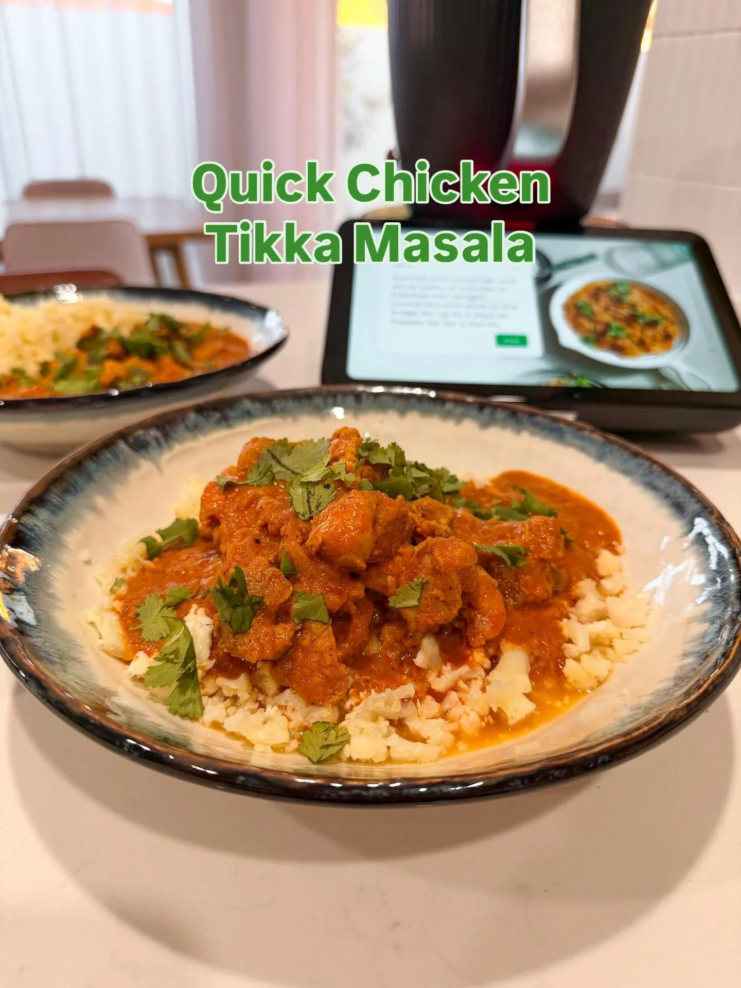 This is the Quick chicken tikka masala on Cookidoo and it&rsquo;s so yummy! 😍🍛 @thermomix_au 

We&rsquo;re not sure if we have tried this recipe as we normally rate recipes so we know what we&rsquo;ve tried and what we loved 😋 we&rsquo;ve now rate