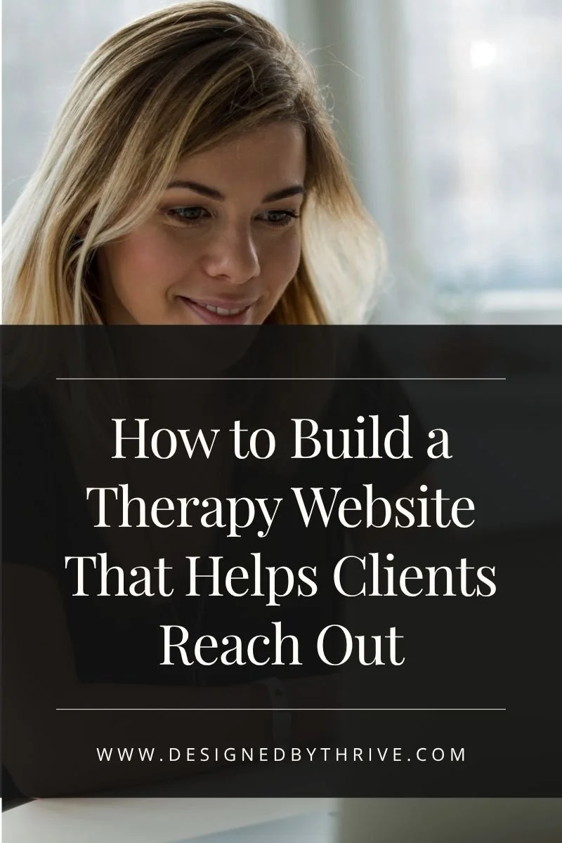 How to Build a Therapy Website That Helps Clients Reach Out