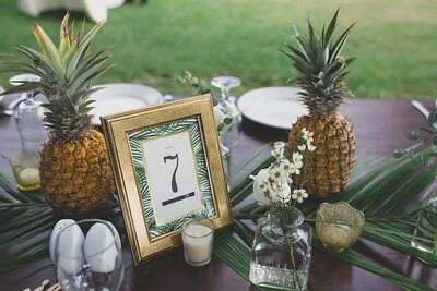 Maui Pineapple Wedding Theme