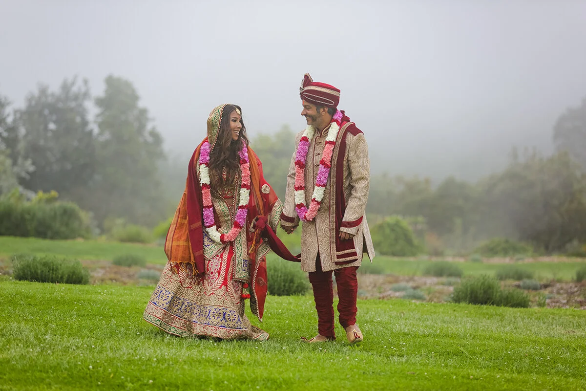 Alii Kula Lavender Farm Indian Wedding
