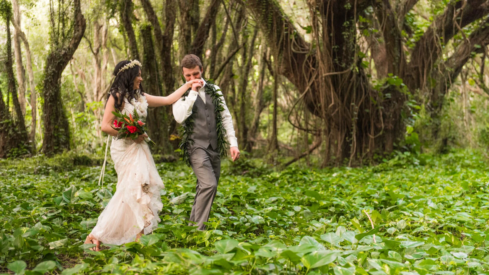 Maui Eco Friendly Forest Wedding