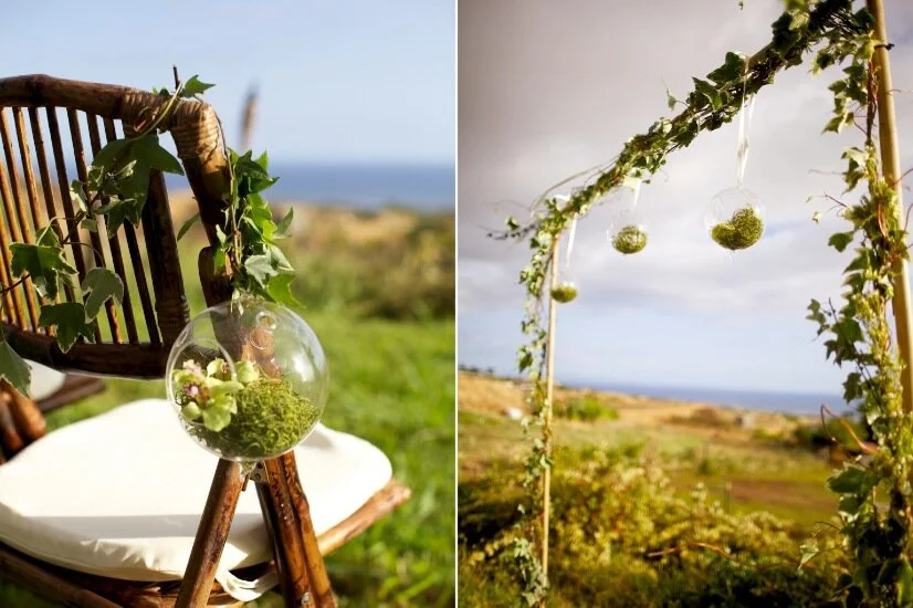 Hanging Terrarium Wedding Decor