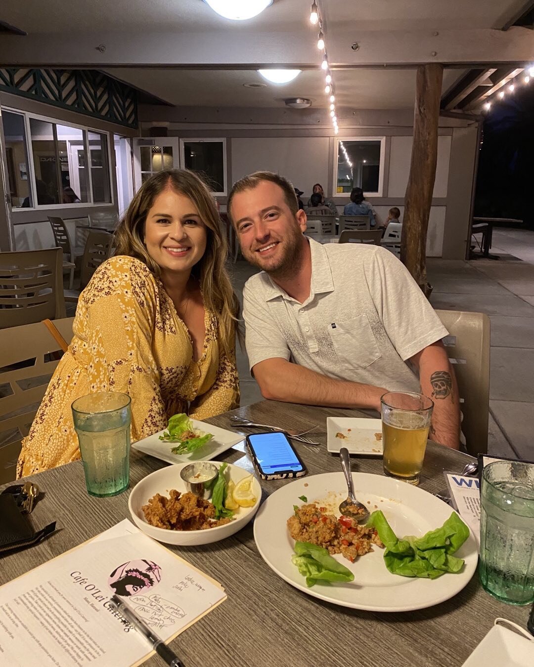 Congratulations on your upcoming wedding❣️Brittany and Josh spent the week tasting various palettes here on Maui! 🥗🍲🍍