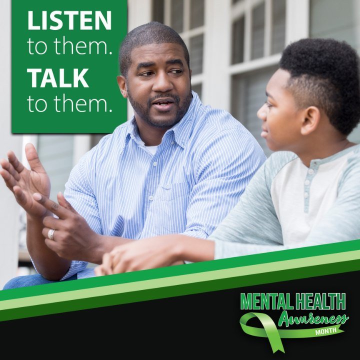 In-person talks promote healthy mental development. This Mental Health Awareness Month, talk to your children and teens about mental health. Need help getting started? samhsa.gov/mental-health/how-to-talk/parents-and-caregivers #MHAM2024 #MentalHealt