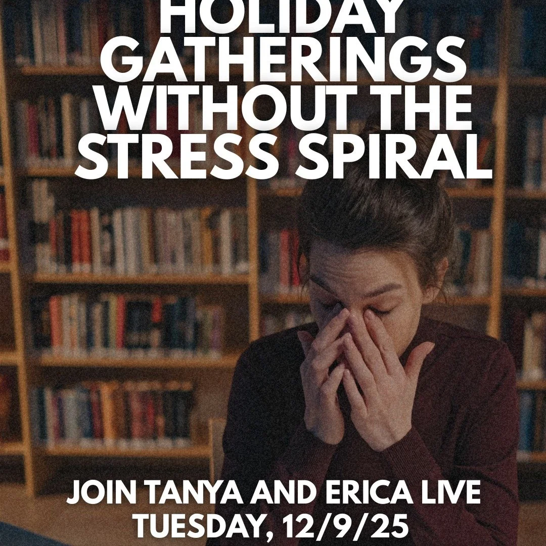 The holidays can be magical&hellip; and also A LOT.

Between travel stress, family dynamics, back-to-back decisions, end-of-year deadlines, and the pressure to &ldquo;be on,&rdquo; it&rsquo;s no wonder so many people hit a stress spiral before the se
