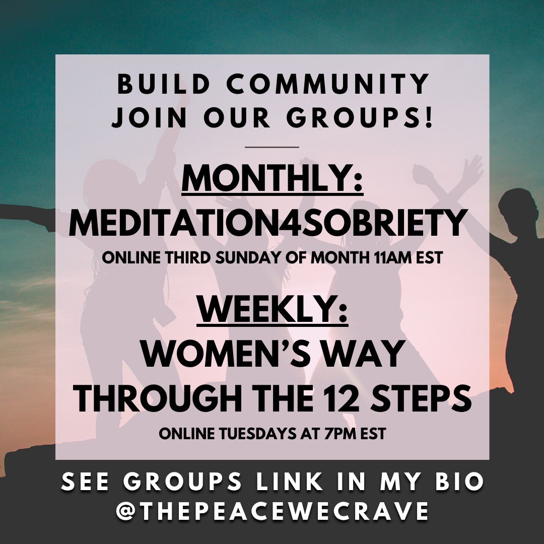 JOIN OUR GROUPS FOR COMMUNITY IN RECOVERY! SEE THE LINK IN MY BIO!

#sobriety #sherecovers #wedorecover #recoveryrocks #alcoholfreelife #soberlife #mentalhealth #sobercommunity #odaat #sober #soberliving