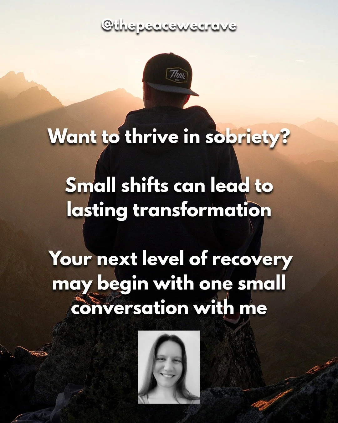 Sometimes people come to me because they want to stop drinking.

But often they stay because they want something more.

More peace.
More confidence.
More emotional resilience.
More fulfillment.

The truth is that thriving in sobriety isn't usually ab