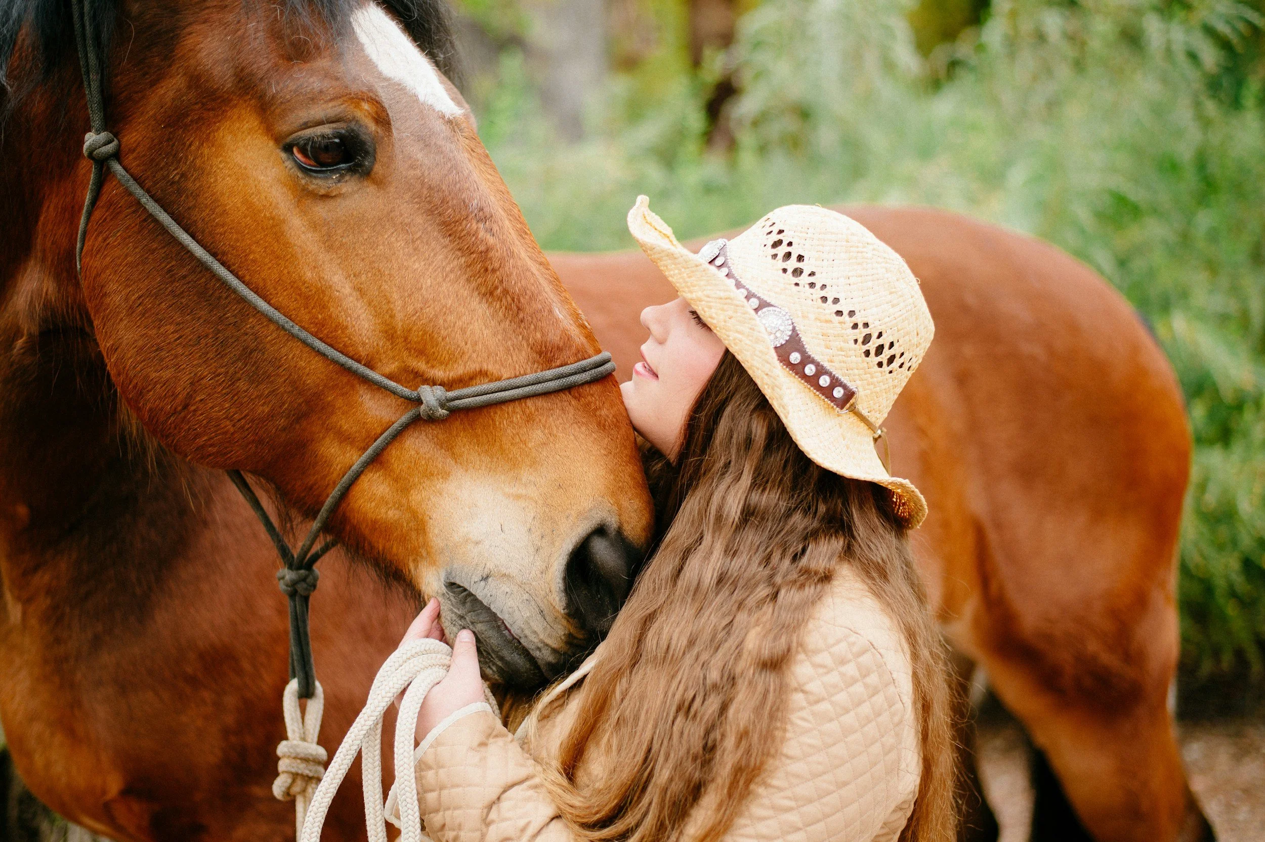 Woman with horse