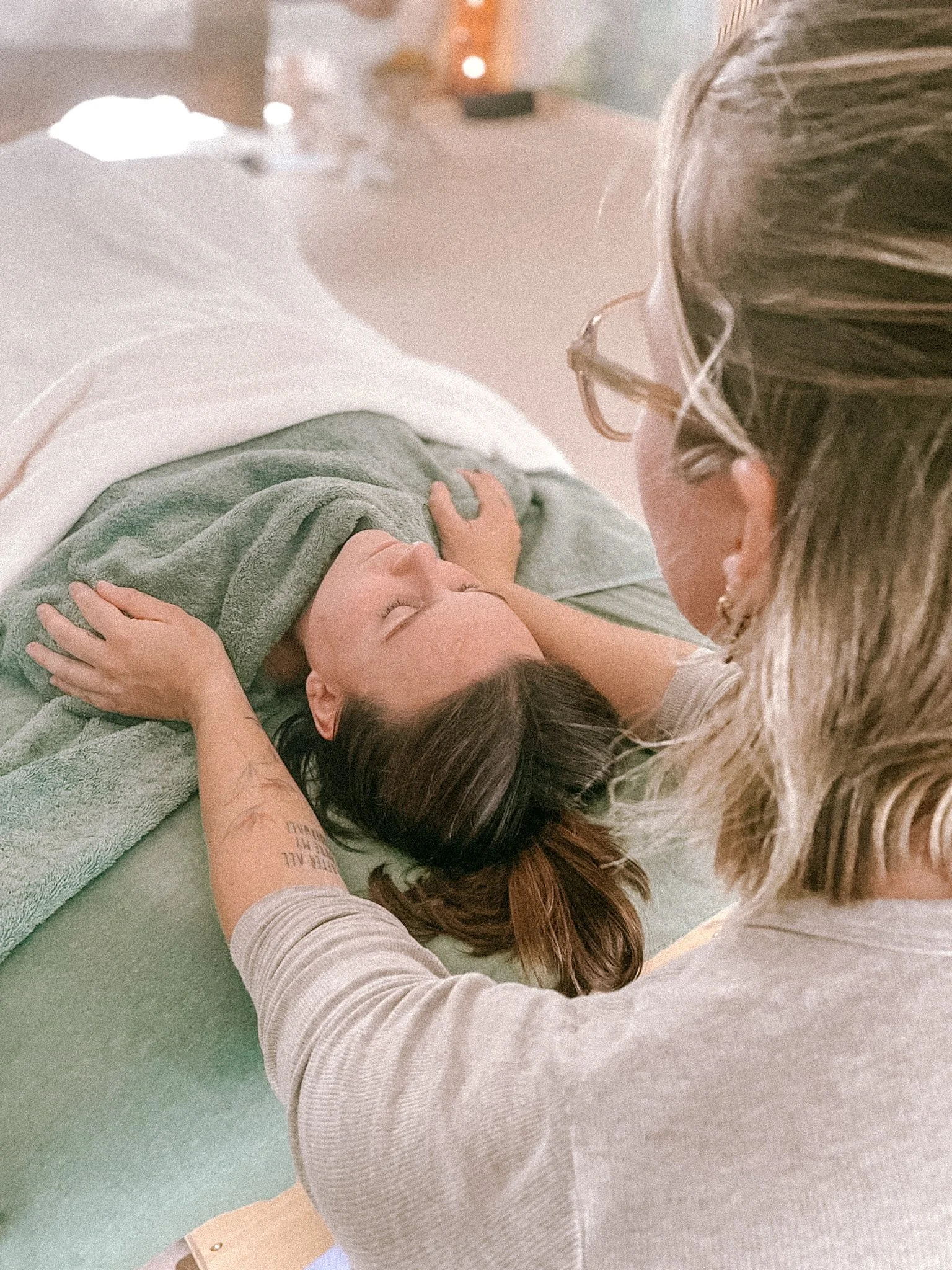 Holistische upper body massage