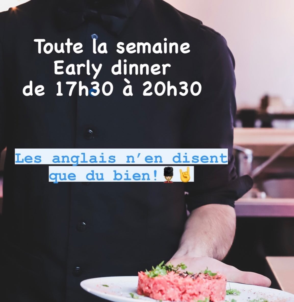 La nouvelle tendance 👌
#onsadapte #couvrefeu #restaurant #paris #onlacherien #earlydinner #soutien #restaurateurs #love