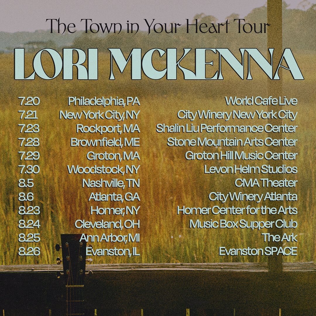 @lorimckennama on tour? Yes please! 

The Town In Your Heart Tour begins 7/20 - grab your tickets now at the link in our bio! 🎫🏘️🖤