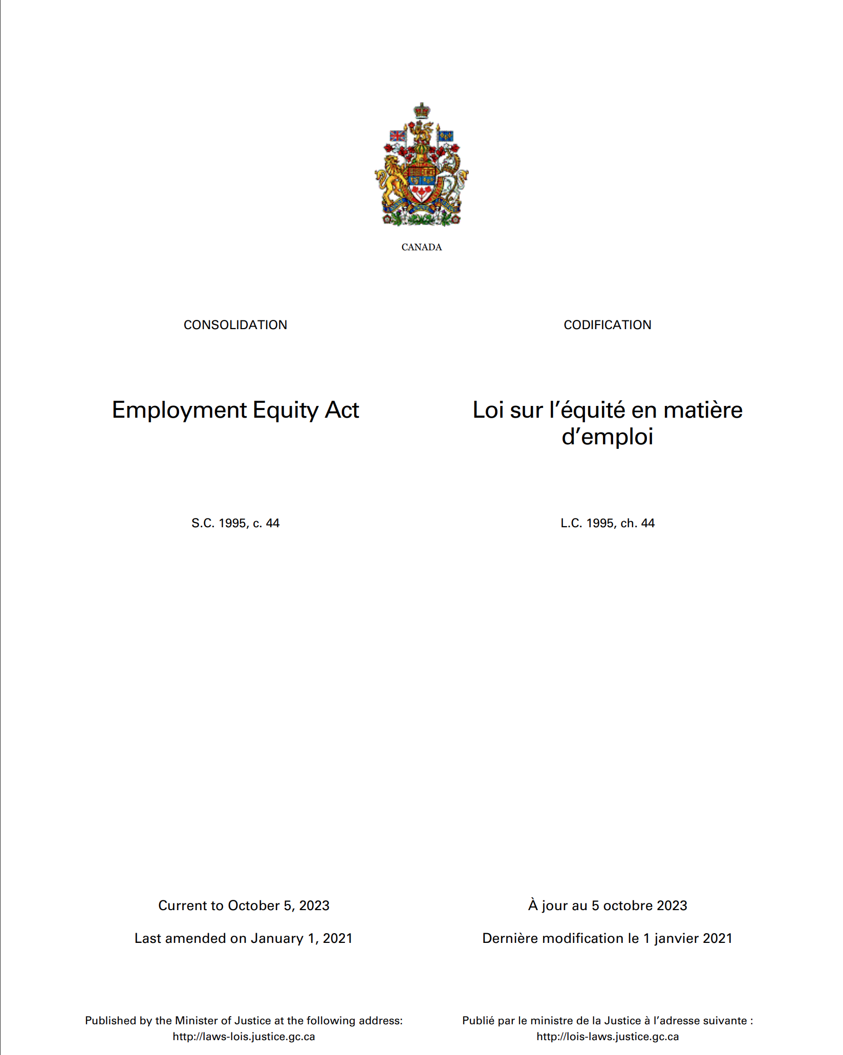 Employment Equity Act