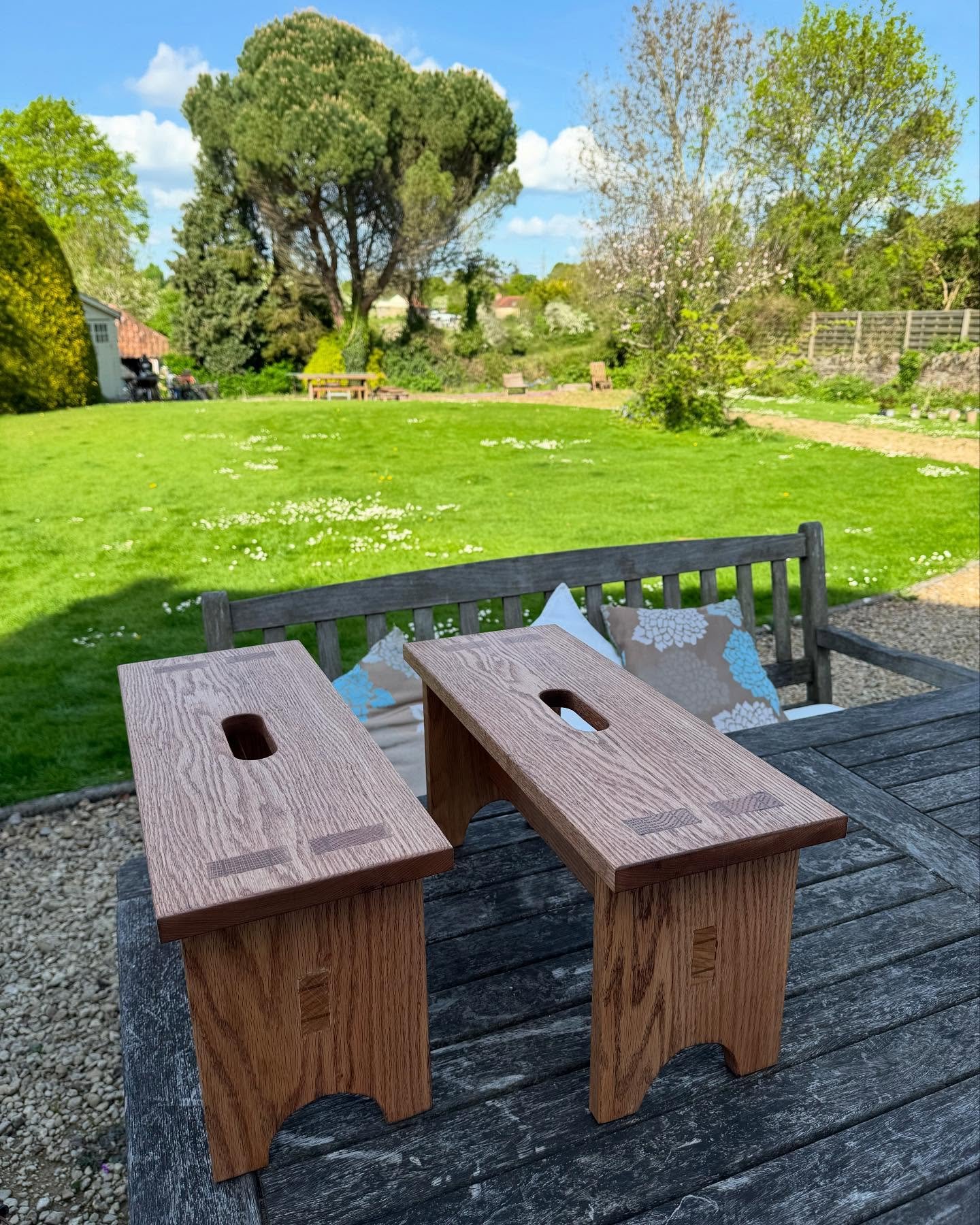 Ready for a lifetime of use. #woodworking
#woodworkingclass
#stoolmaking
#handmadefurniture
#woodworkcourse
#craftsmanship
#furnituremaker
#skillsforlife
#learntomake
#makersgonnamake
#woodworkersofinstagram
#handcrafted
#madebyhand
#proudmoment
#cre