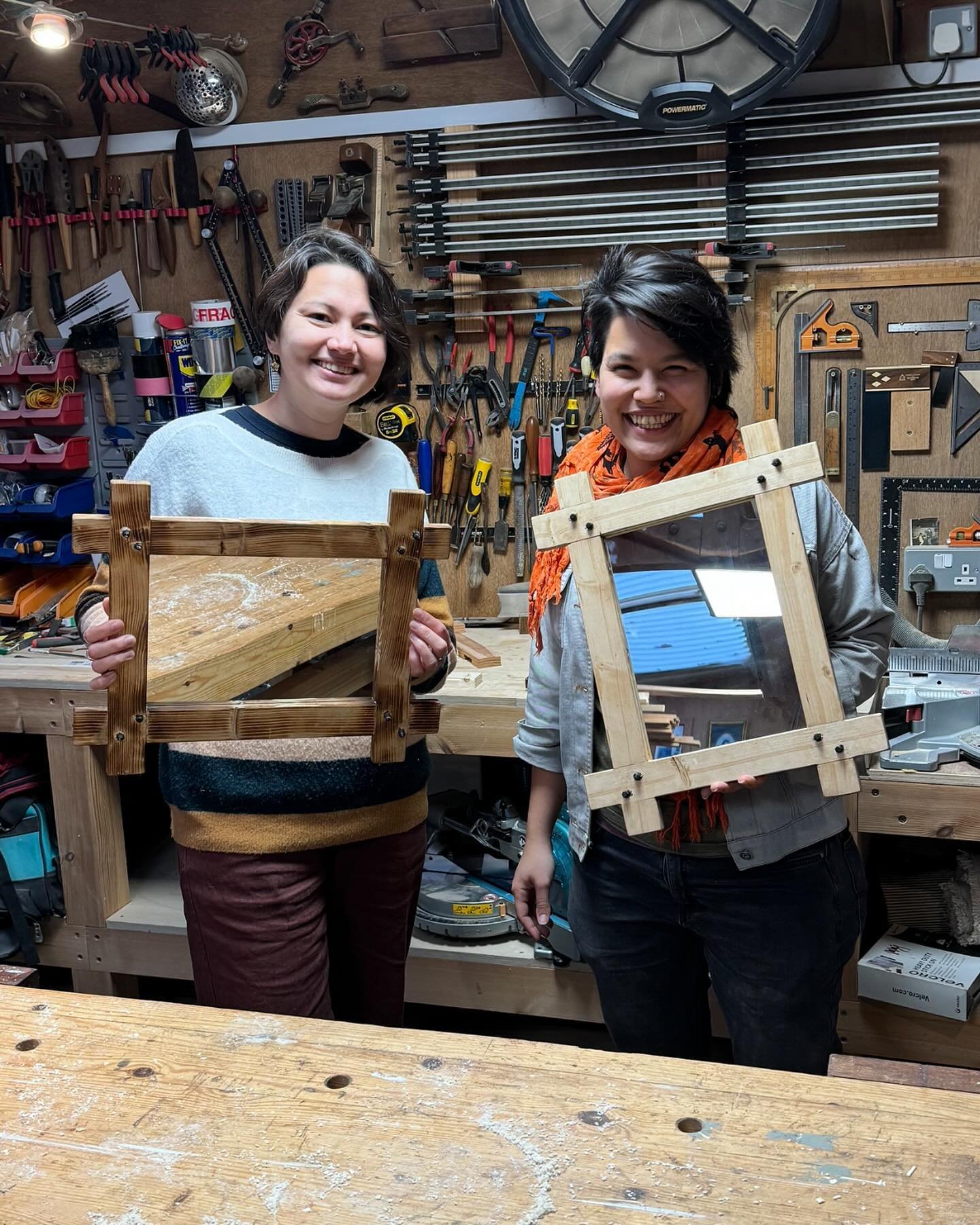 Another great day in the workshop. #woodworking
#woodworkingclass
#stoolmaking
#handmadefurniture
#woodworkcourse
#craftsmanship
#furnituremaker
#skillsforlife
#learntomake
#makersgonnamake
#woodworkersofinstagram
#handcrafted
#madebyhand
#proudmomen