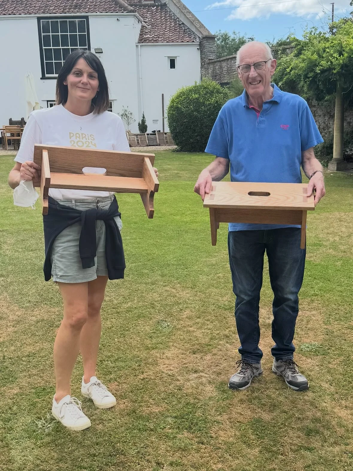 Really enjoyed the company in the workshop of Roger &amp; Kerry over the weekend. Very high standards achieved especially considering Kerry was a complete novice.