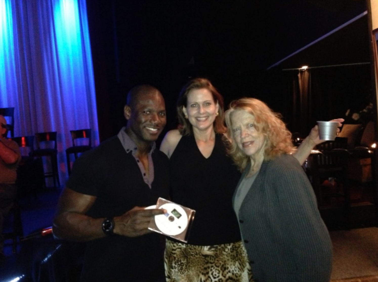 with Theo Breaux and Sherry Robb at screening of The Beat That Her Heart Skipped